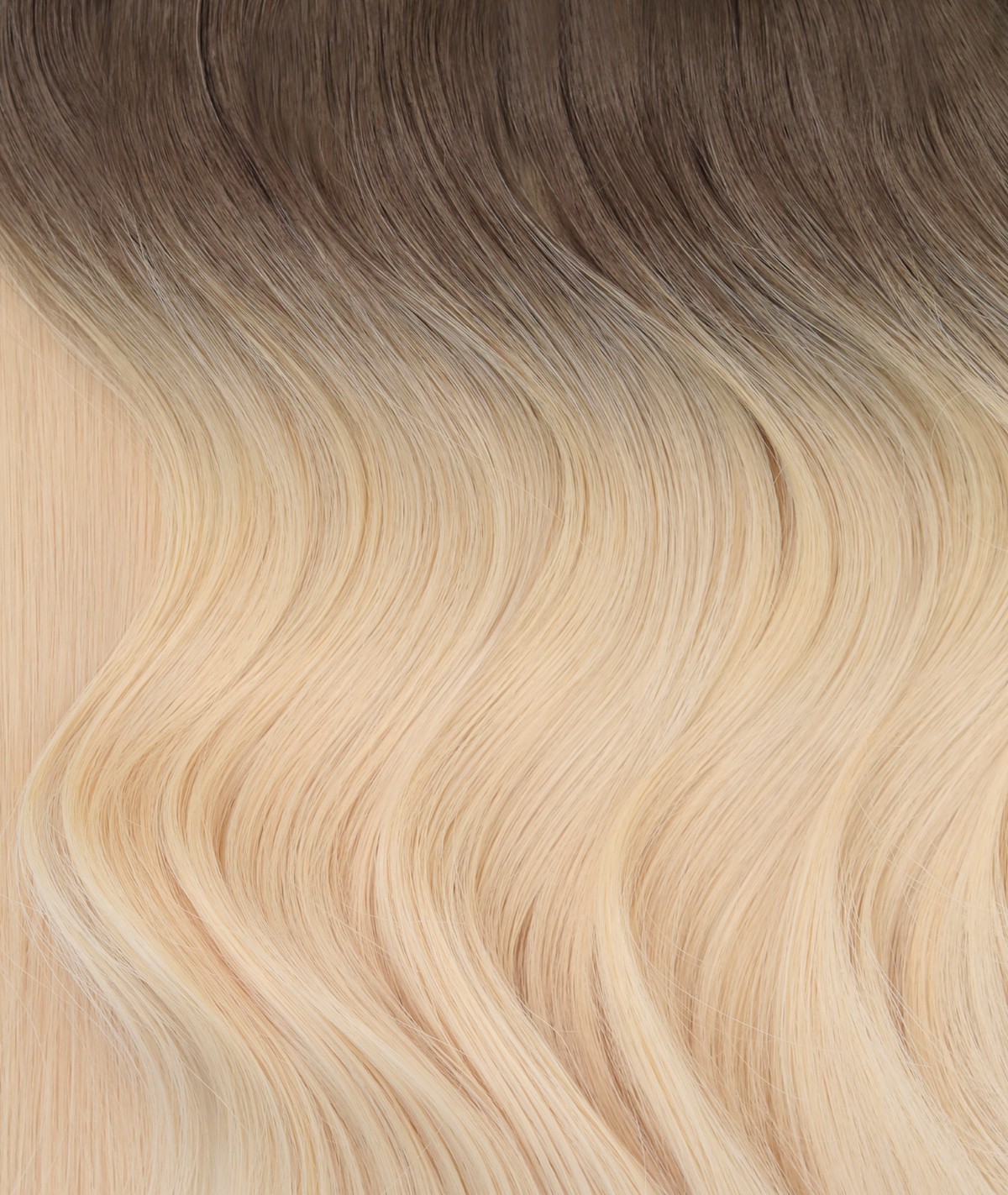 #Arctic Blonde Balayage Genius Weft Hair Extensions