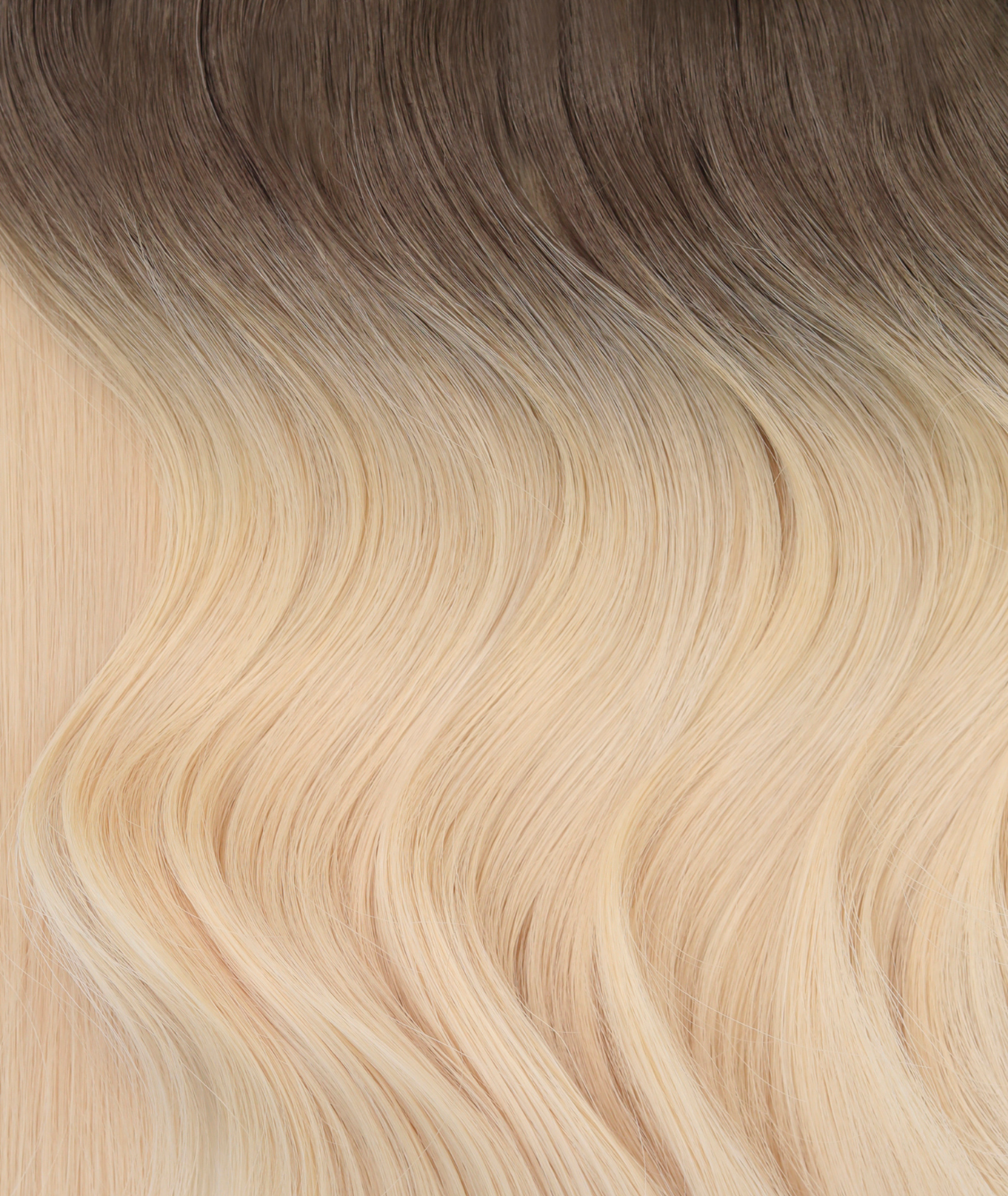 #Arctic Blonde Balayage Genius Weft Hair Extensions