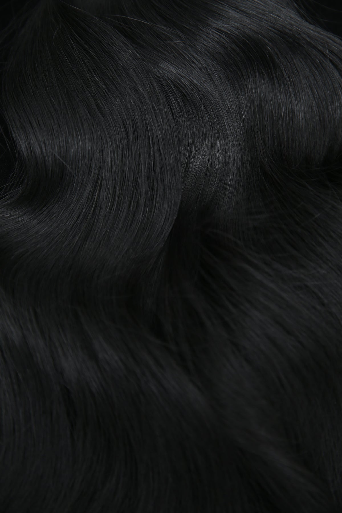#1 Jet Black Flat Tip Extensions