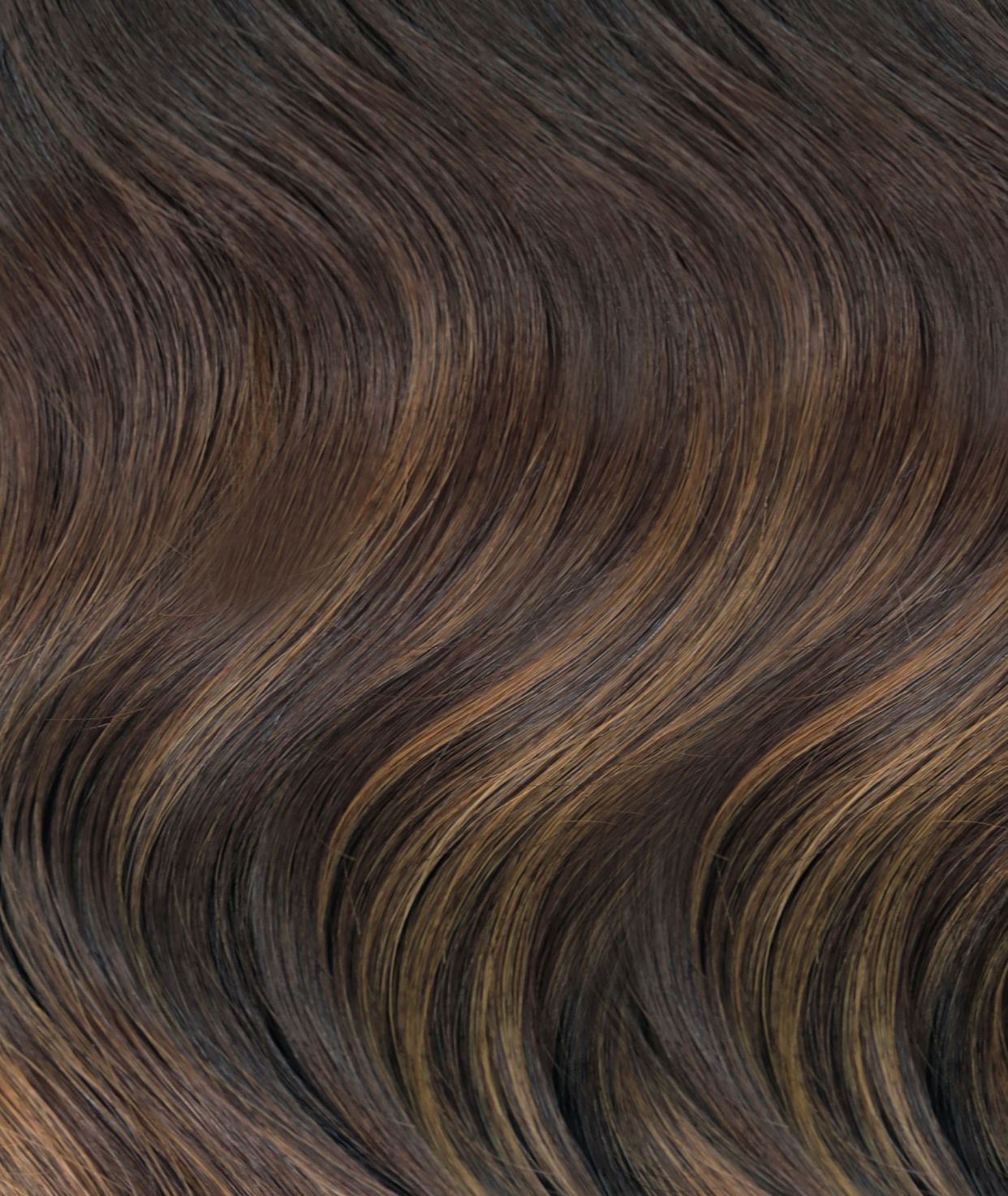 #Dark Brown Balayage Classic Clip In Hair Extensions 9pcs