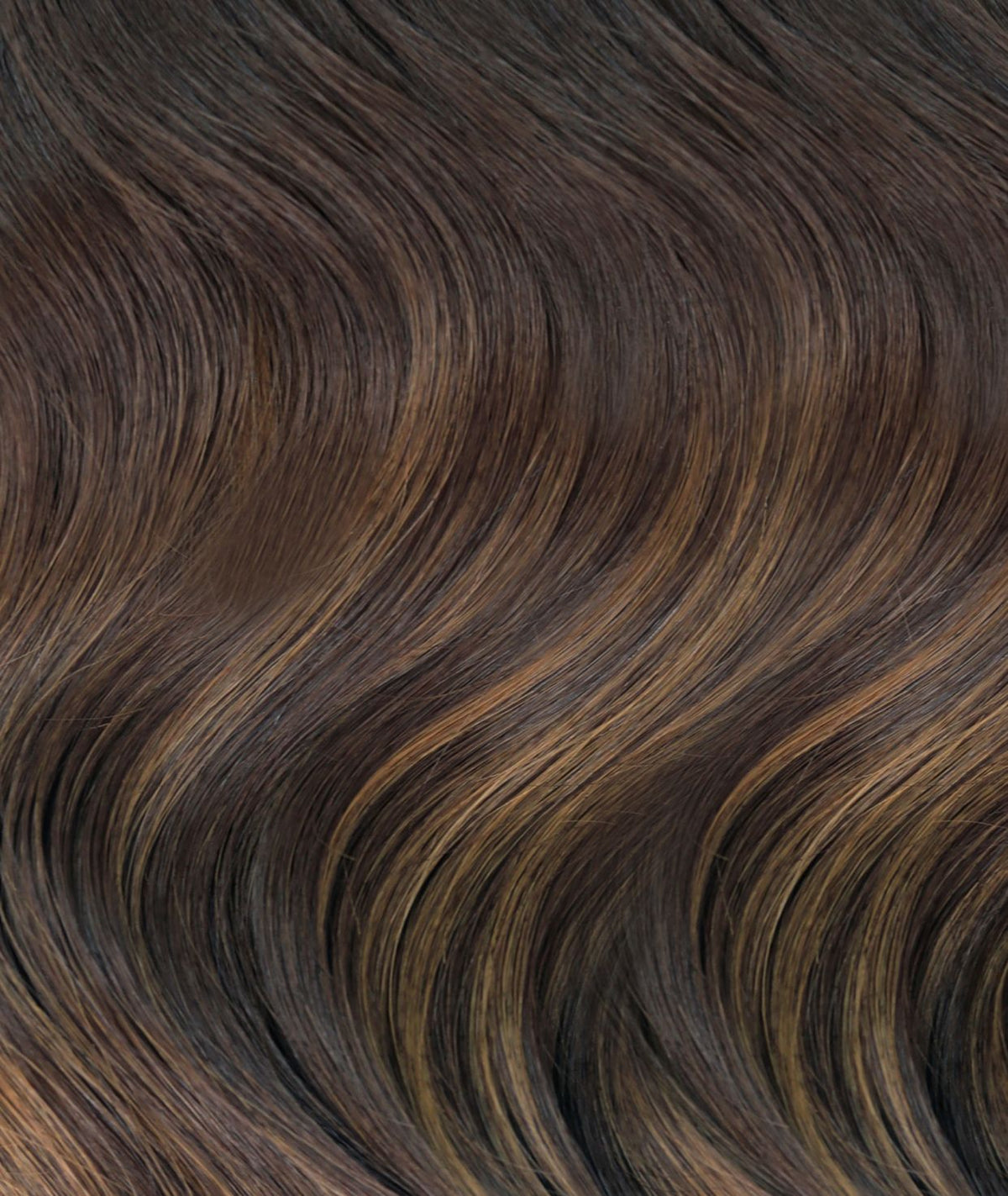 #Dark Brown Balayage Seamless Clip In Hair Extensions