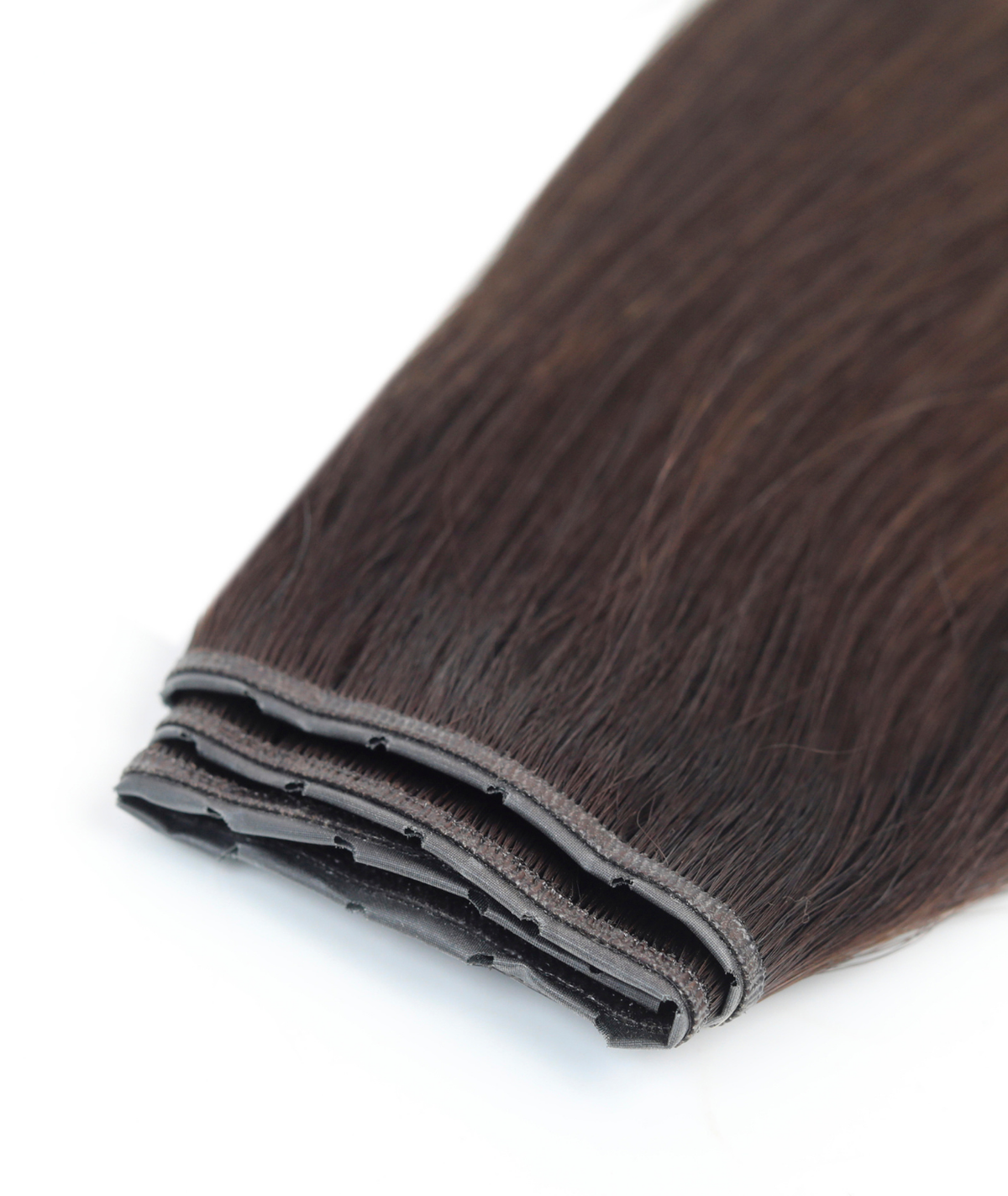 #Dark Ash Brown Balayage Genius Butterfly Weft Hair Extensions