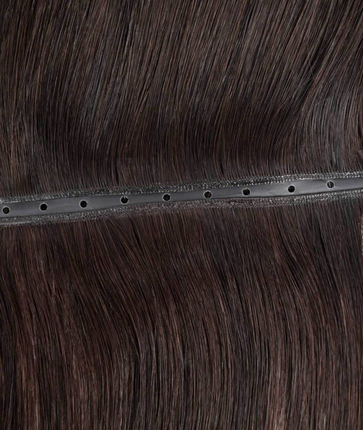 #Dark Brown Balayage Genius Butterfly Weft Hair Extensions