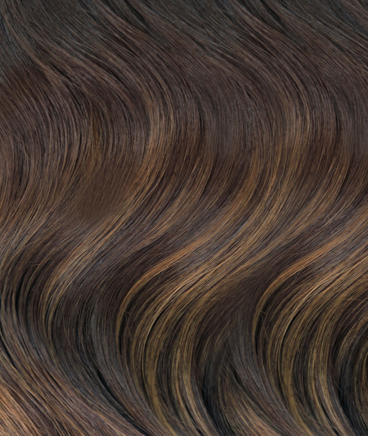 #Dark Brown Balayage Flat Tip Keratin Bond Hair Extensions