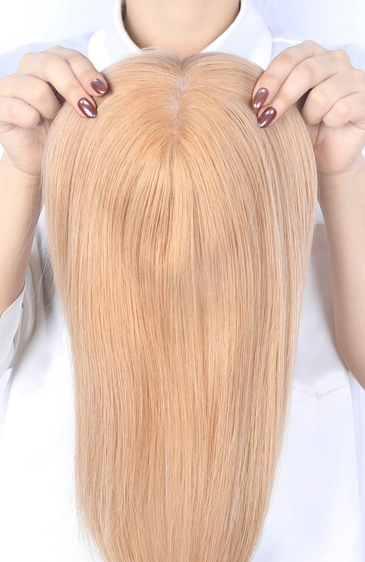 #Dirty Blonde Topper With Invisible Wire (65g)