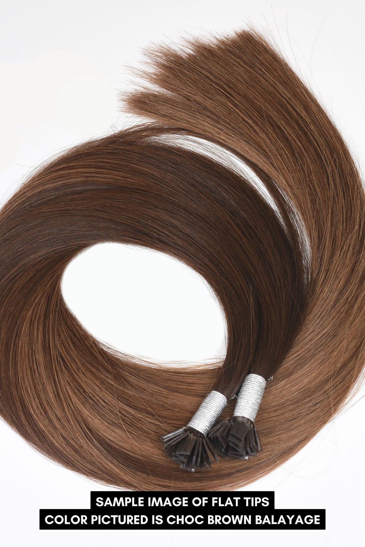 #1B Off-Black Flat Tip Extensions