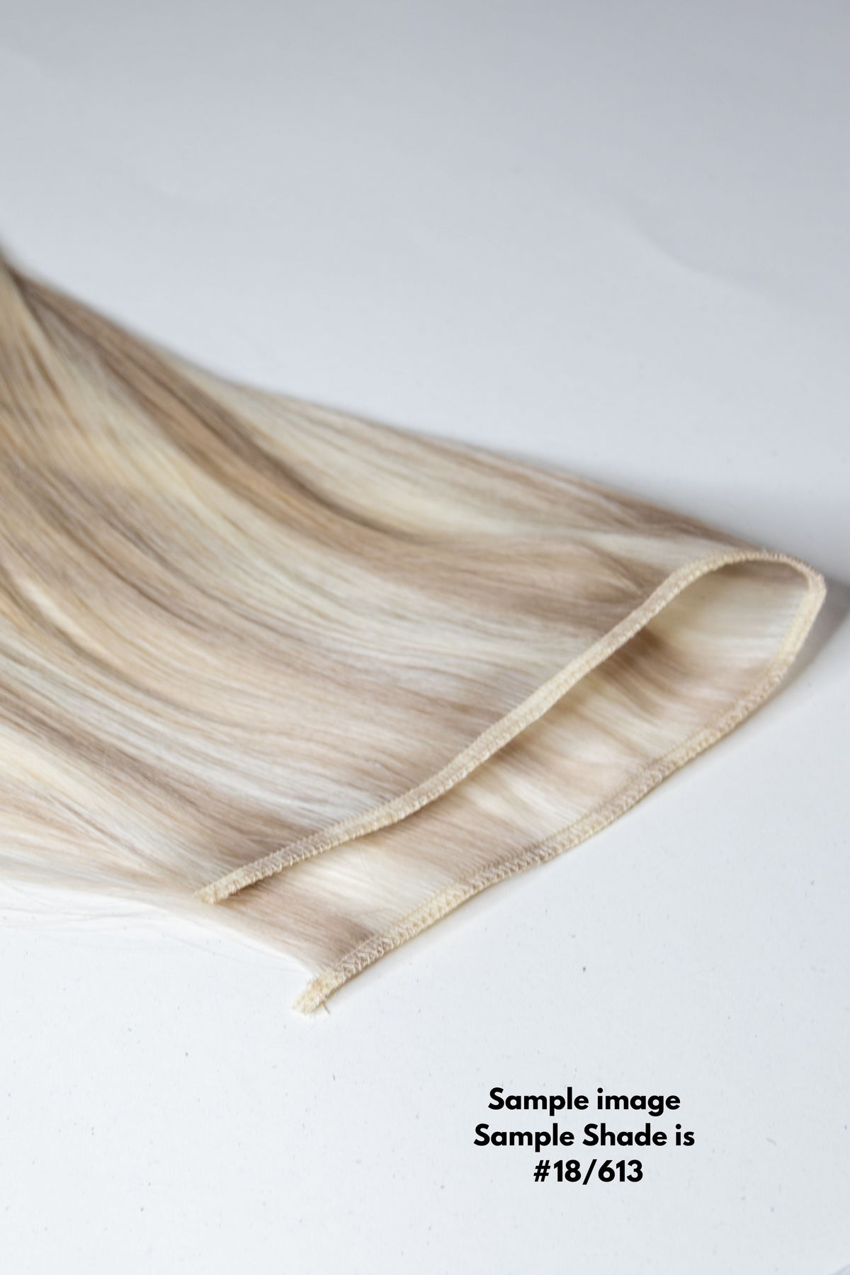 #1BL Darkest Brown Flat Weft Extensions