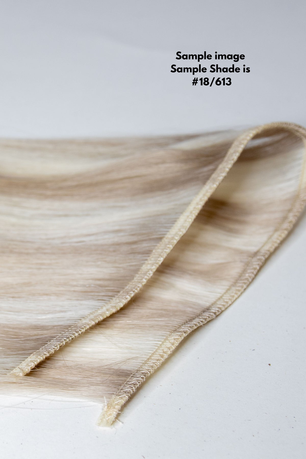 #1BL Darkest Brown Flat Weft Extensions