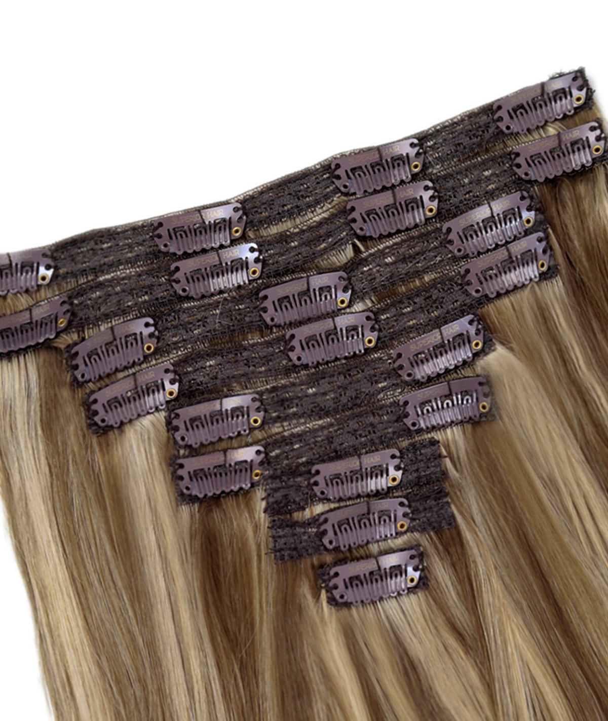 #Hazelnut Twist Classic Clip In Hair Extensions 9pcs