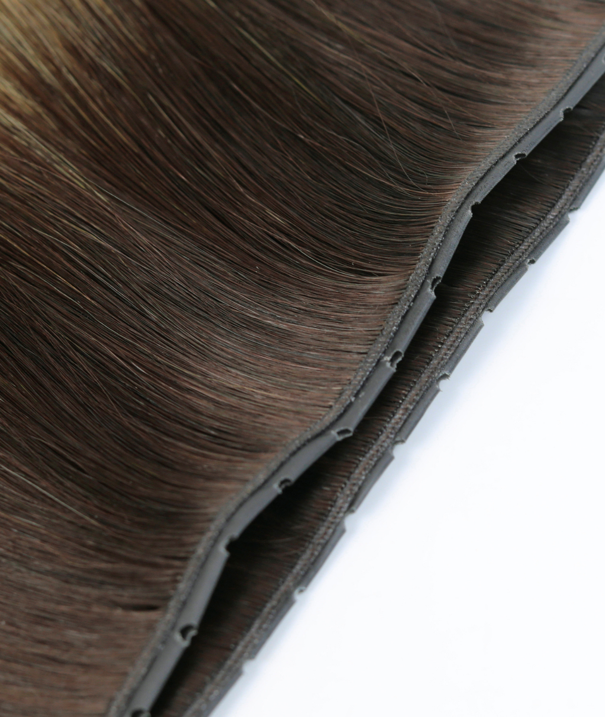 #Iced Coffee Balayage Genius Butterfly Weft Hair Extensions