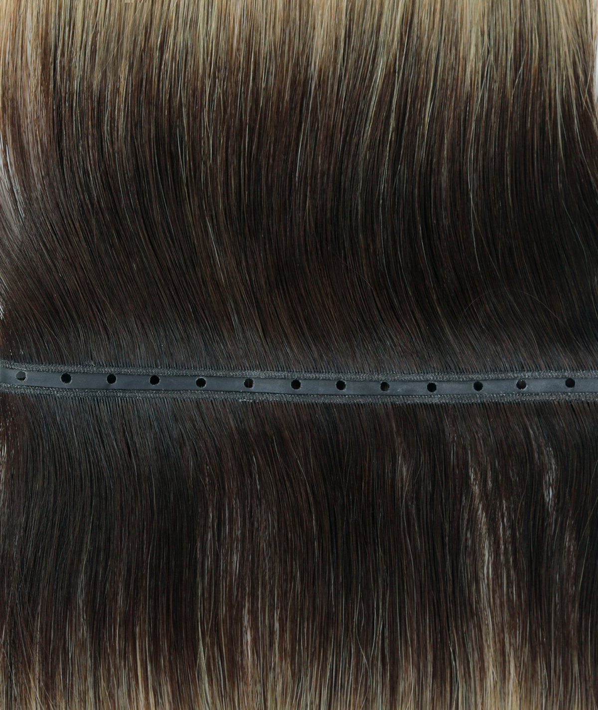 #Iced Coffee Balayage Genius Butterfly Weft Hair Extensions