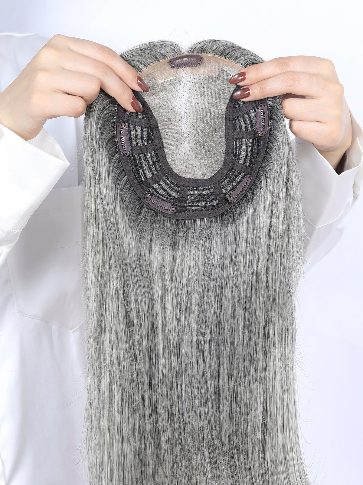 #Light Grey Topper With Invisible Wire (65g)