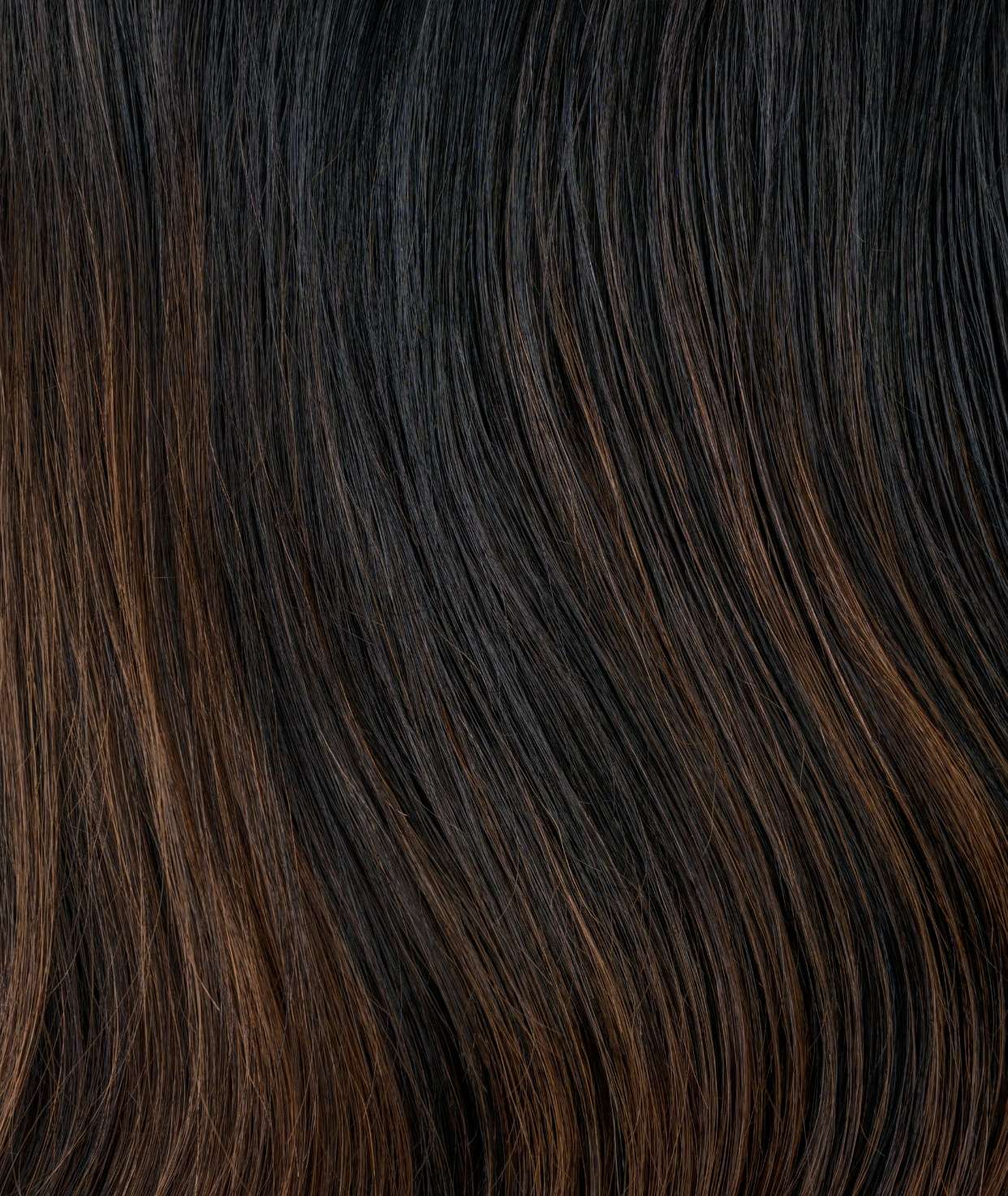#Off Black Balayage Keratin Bond Hair Extensions