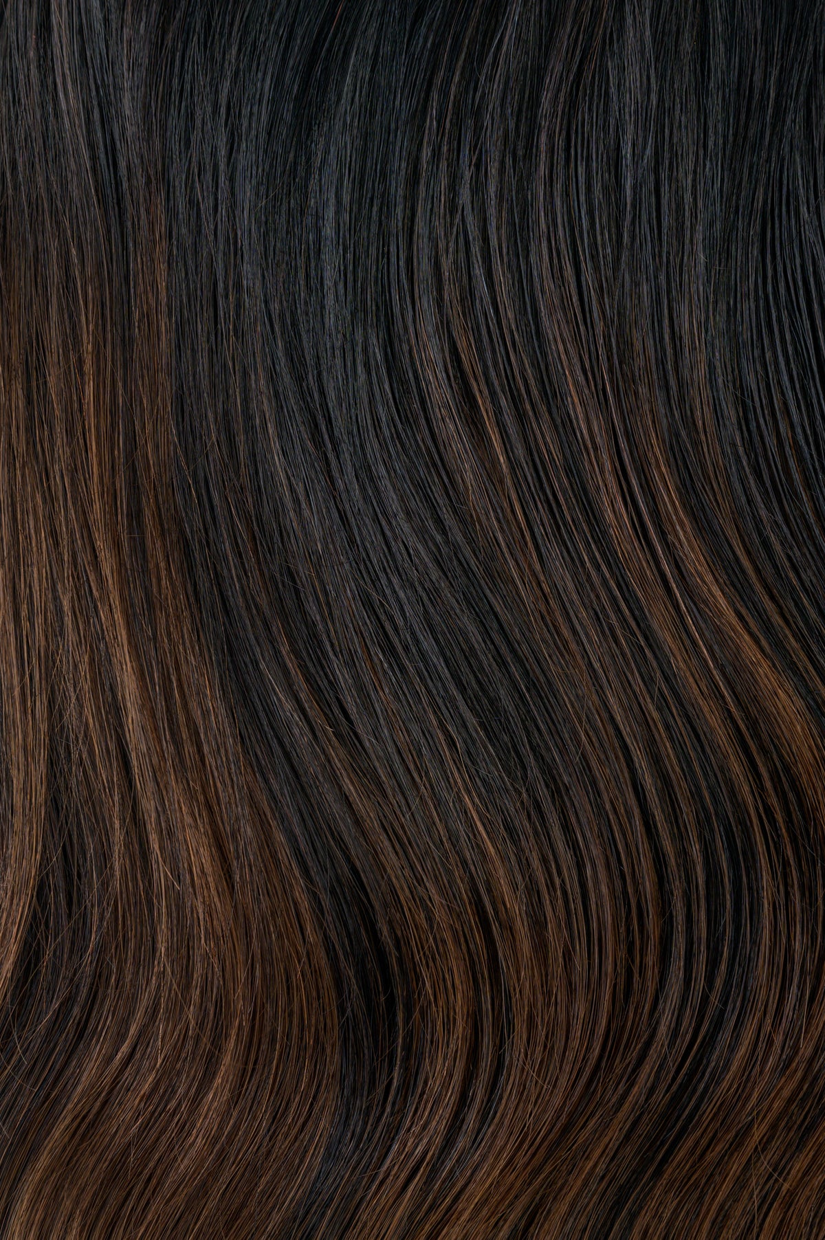 #Off Black Balayage Machine Weft Extensions