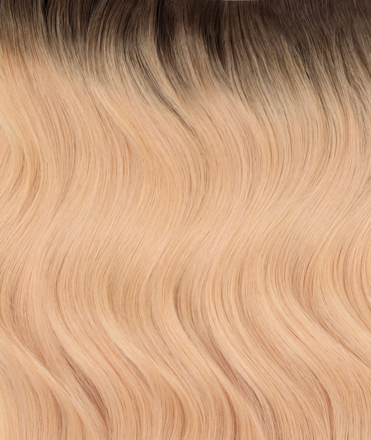 #Rooted Beach Ash Blonde Ultra Seamless Tape In Hair Extensions (NEW)