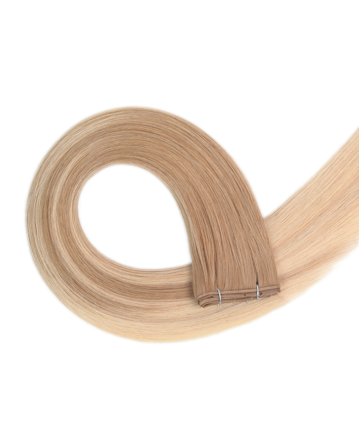 #Sandy Blonde Balayage Genius Butterfly Weft Hair Extensions
