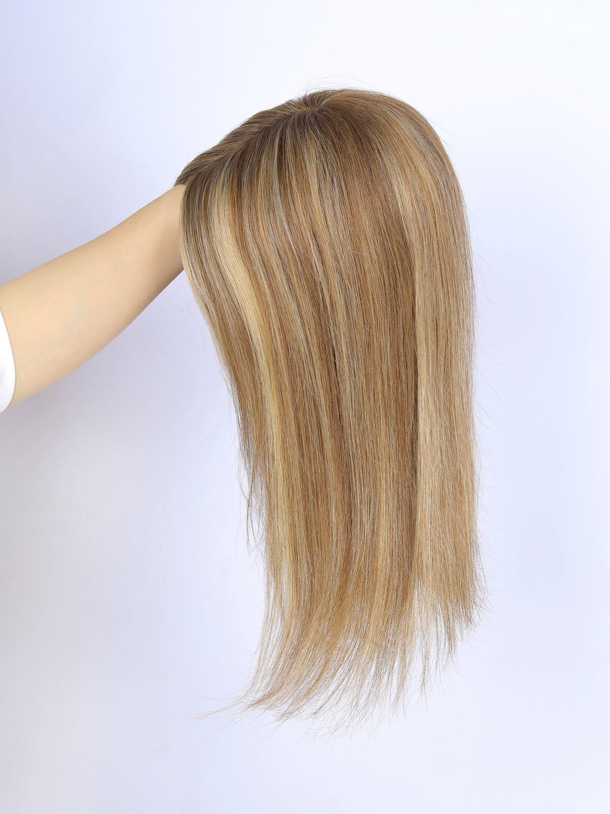 #Toasted Bronde Balayage Topper With Invisible Wire (65g)