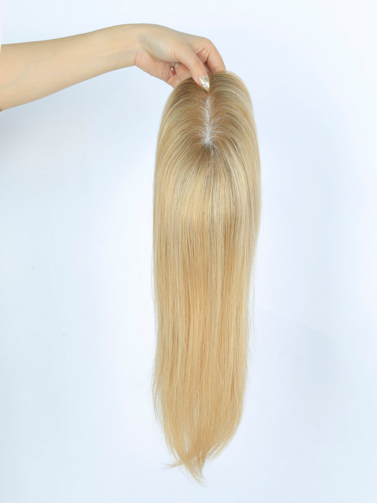 #Toffee Cream Balayage Topper With Invisible Wire (65g)