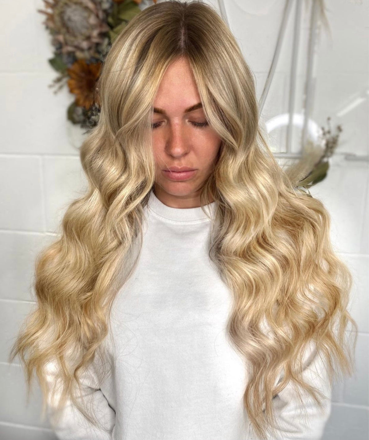 #Toffee Cream Balayage Genius Weft Extensions
