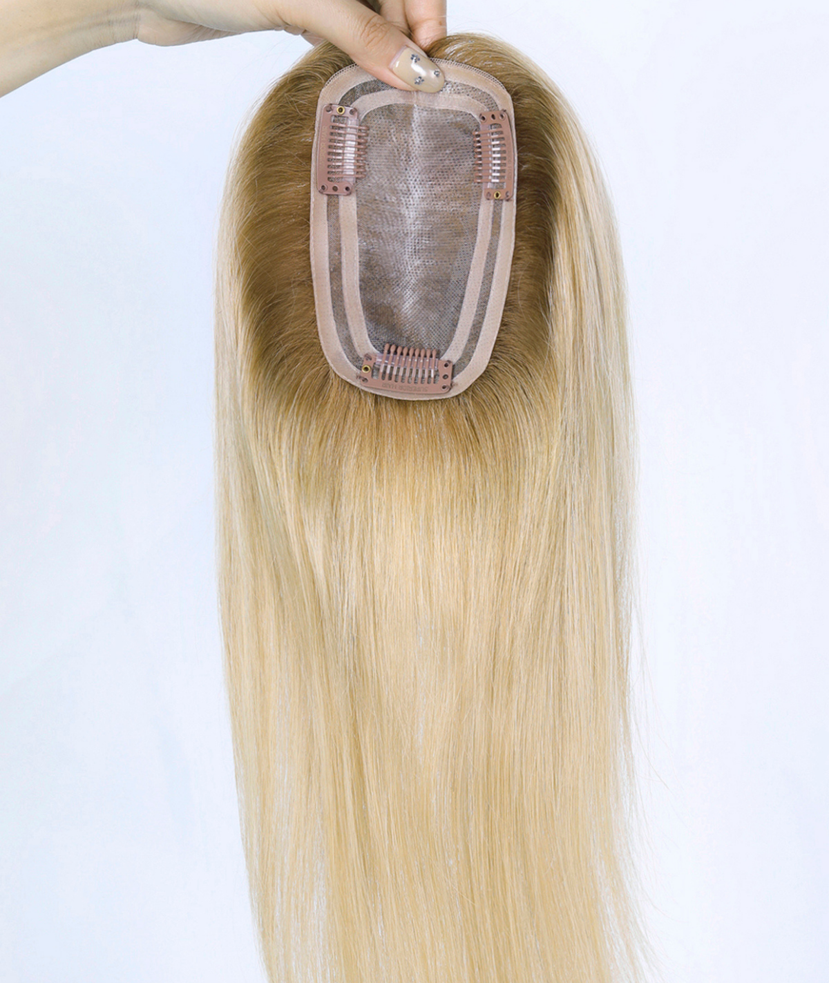 #Toffee Cream Balayage Women's Lite Hair Topper (NEW)