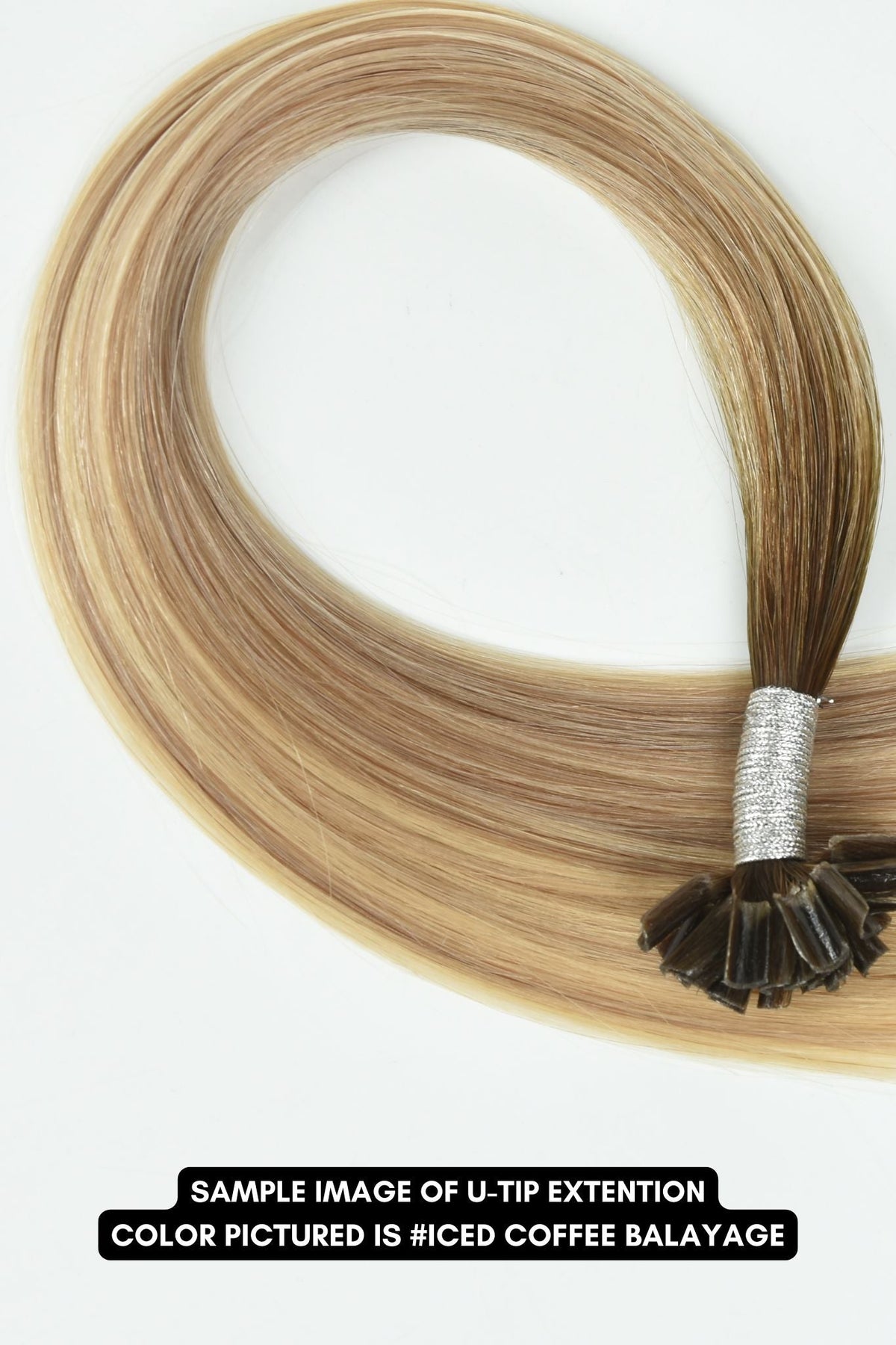 #4A Ash Brown Pre Bonded U Tip Extensions