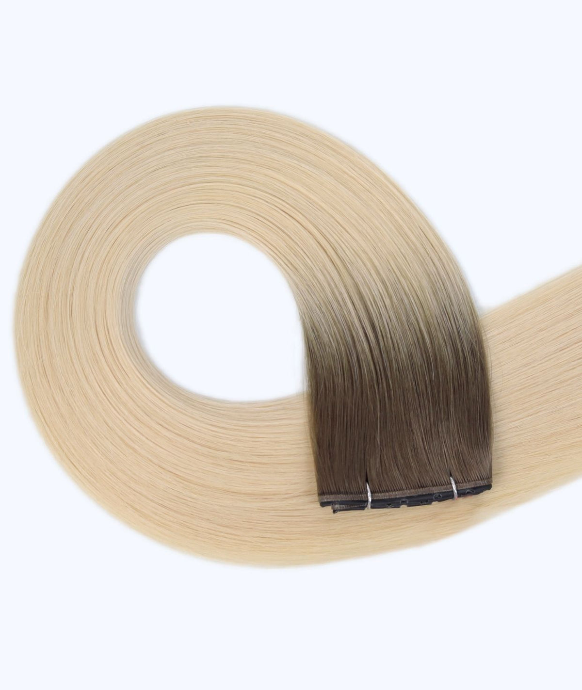 #Arctic Blonde Balayage Genius Butterfly Weft™ Hair Extensions