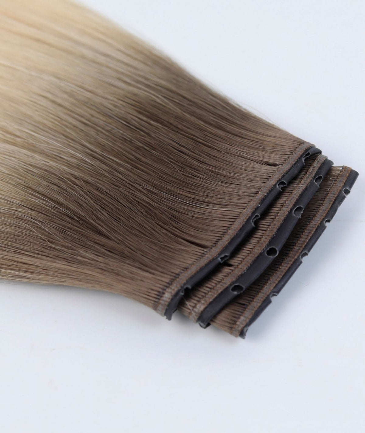 #Arctic Blonde Balayage Genius Butterfly Weft™ Hair Extensions