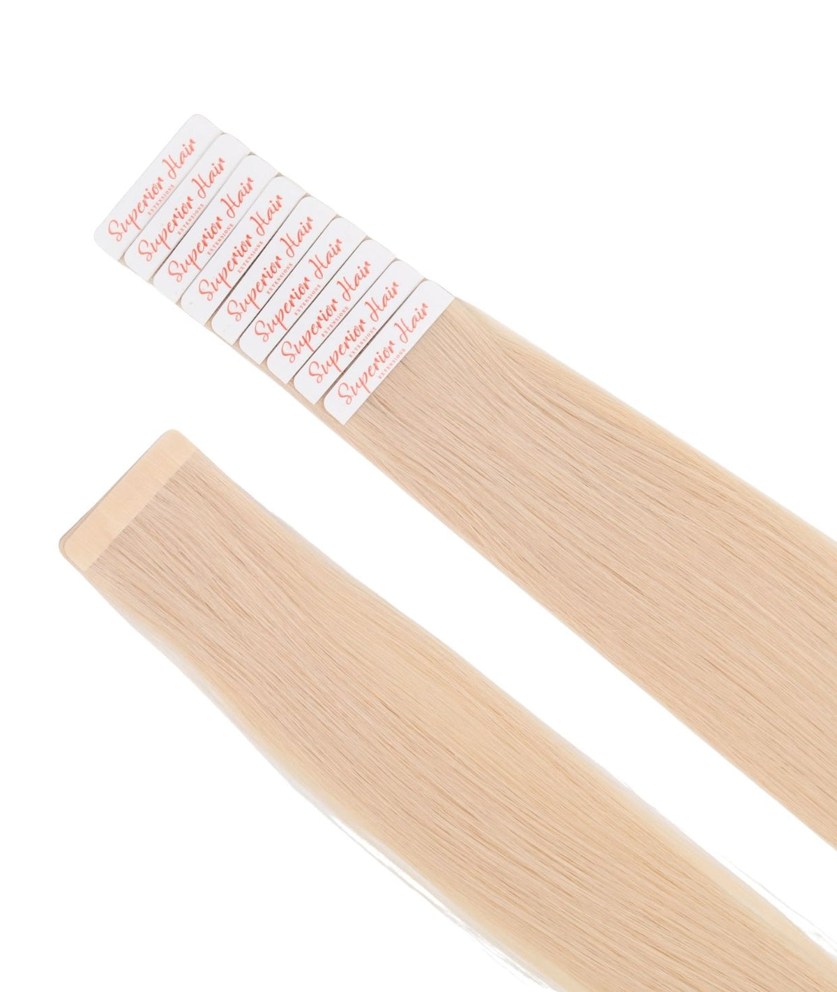 #Beach Ash Blonde Ultra Seamless Tape In Hair Extensions (NEW)