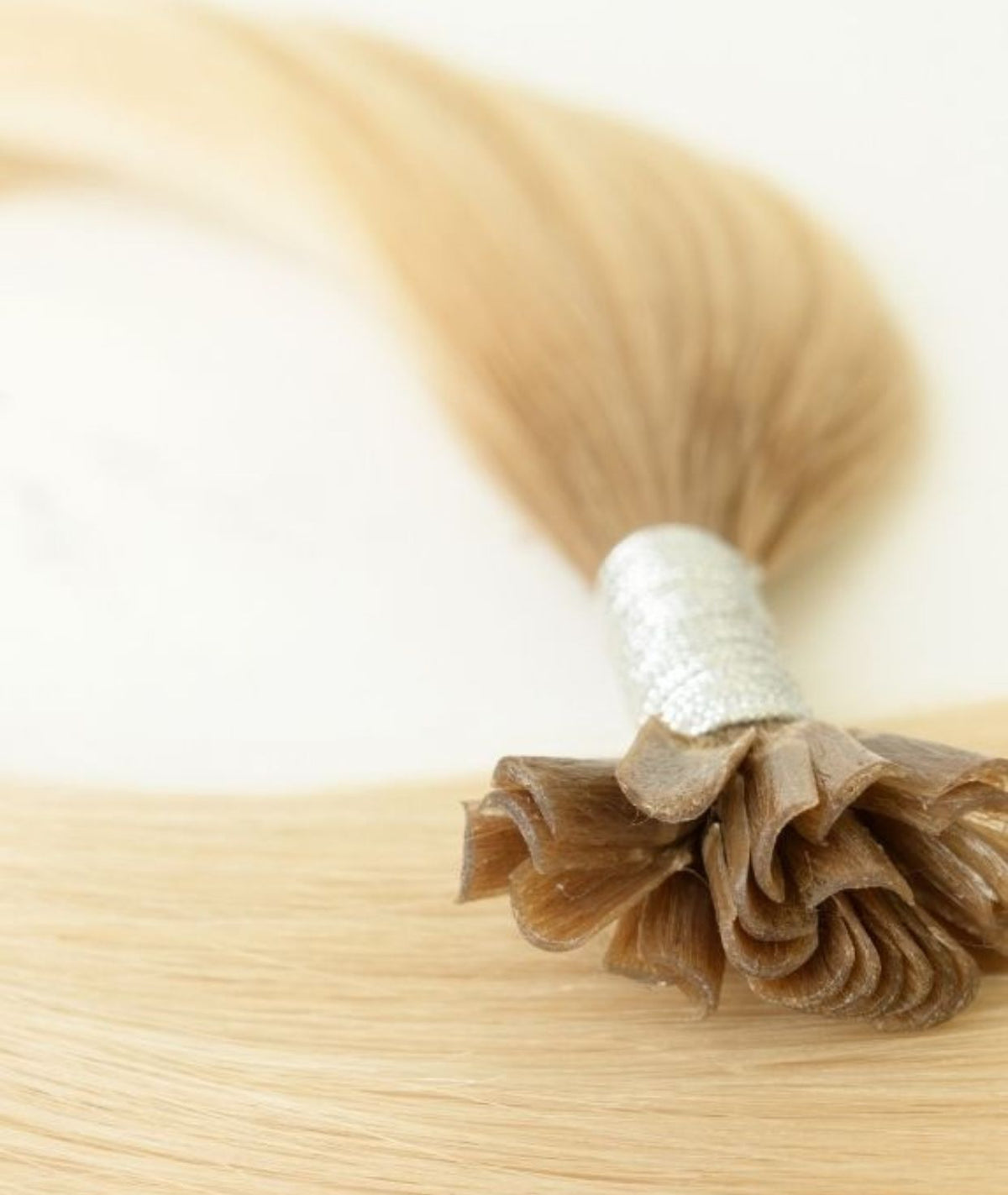 #Beach Blonde Ombre Keratin Bond Hair Extensions