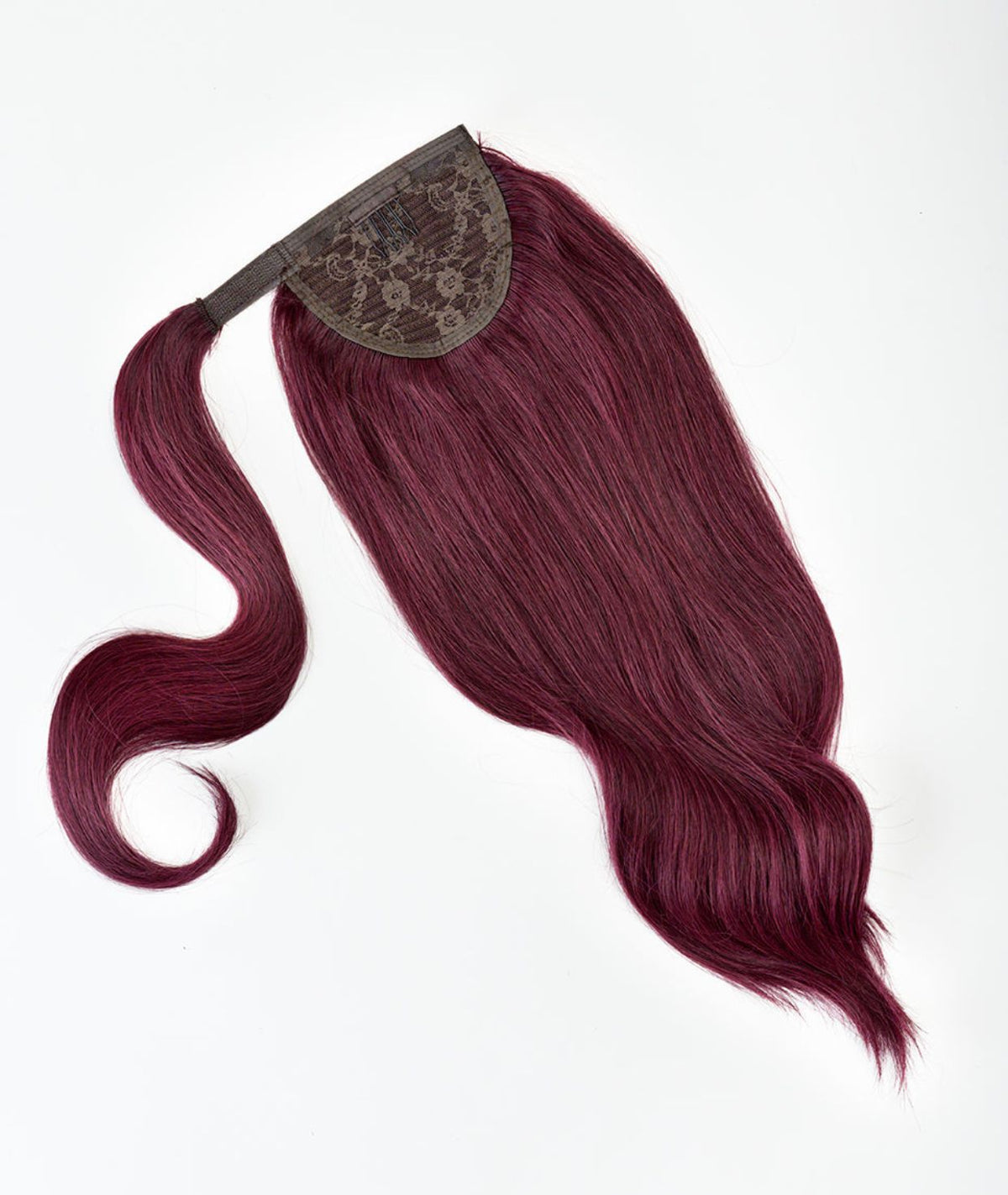 #Burgundy Ponytail Hair Extensions