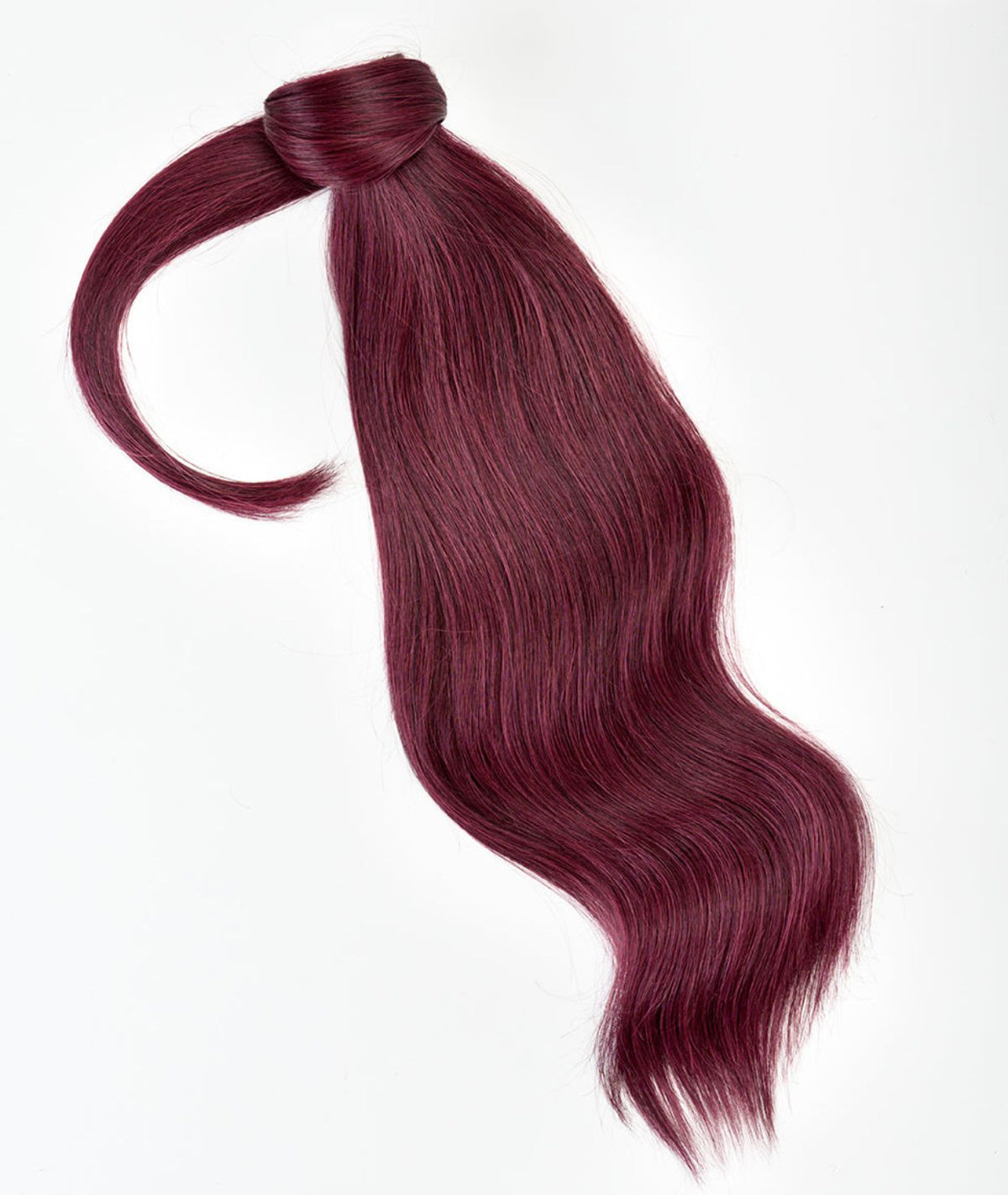 #Burgundy Ponytail Hair Extensions