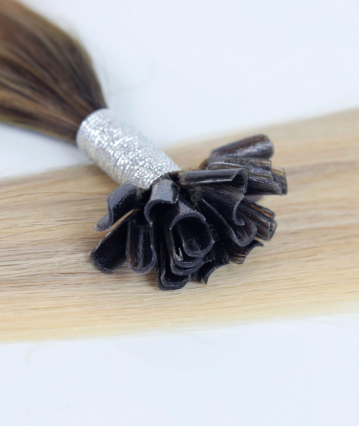 #Iced Coffee Balayage Keratin Bond Hair Extensions