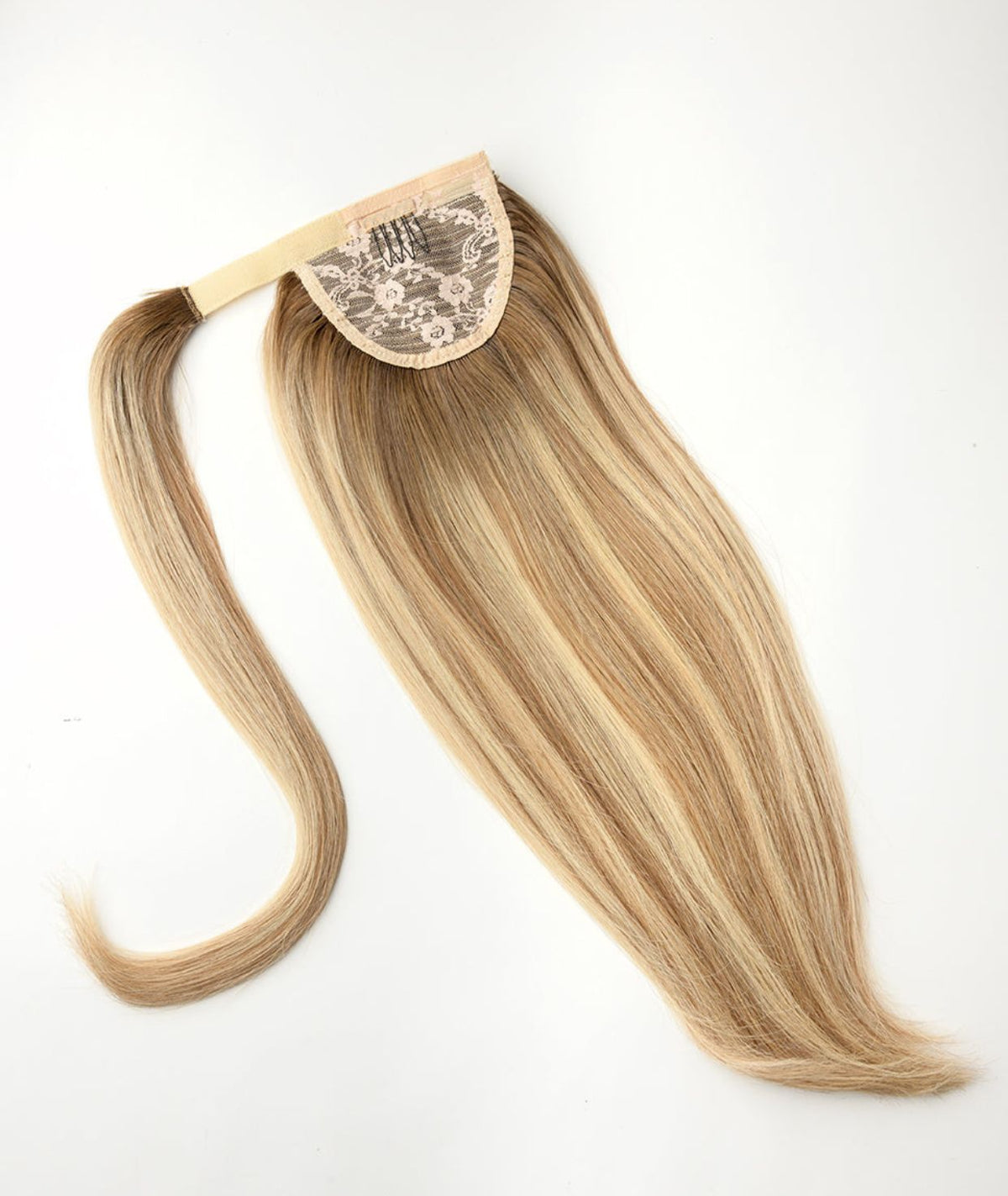 #Iced Coffee Balayage Ponytail Hair Extensions