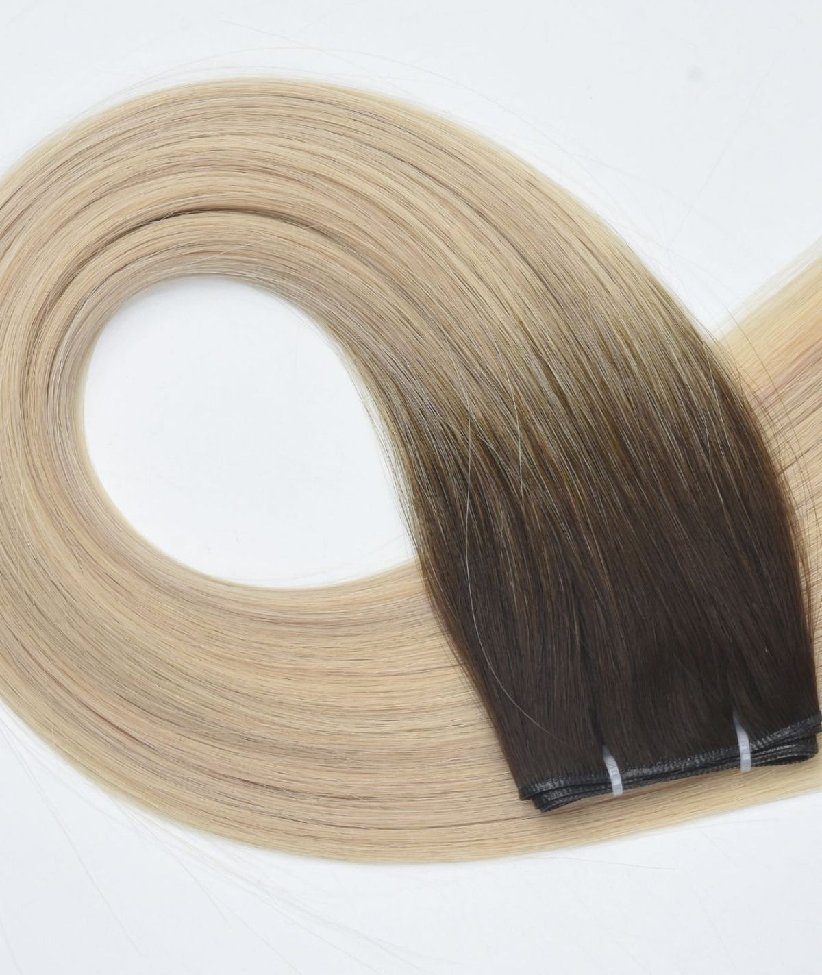 #Iced Coffee Balayage Genius Weft Hair Extensions
