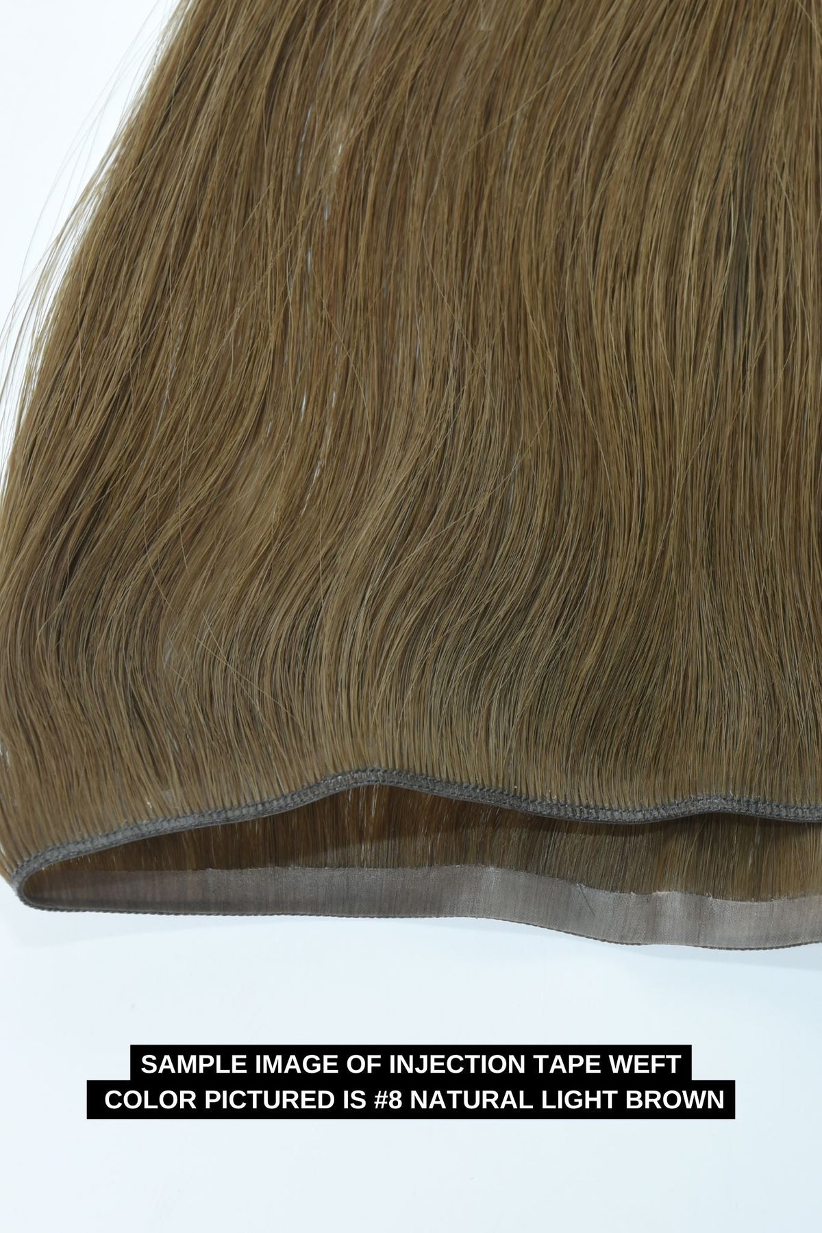 #1 Jet Black Injection Tape Weft Extensions