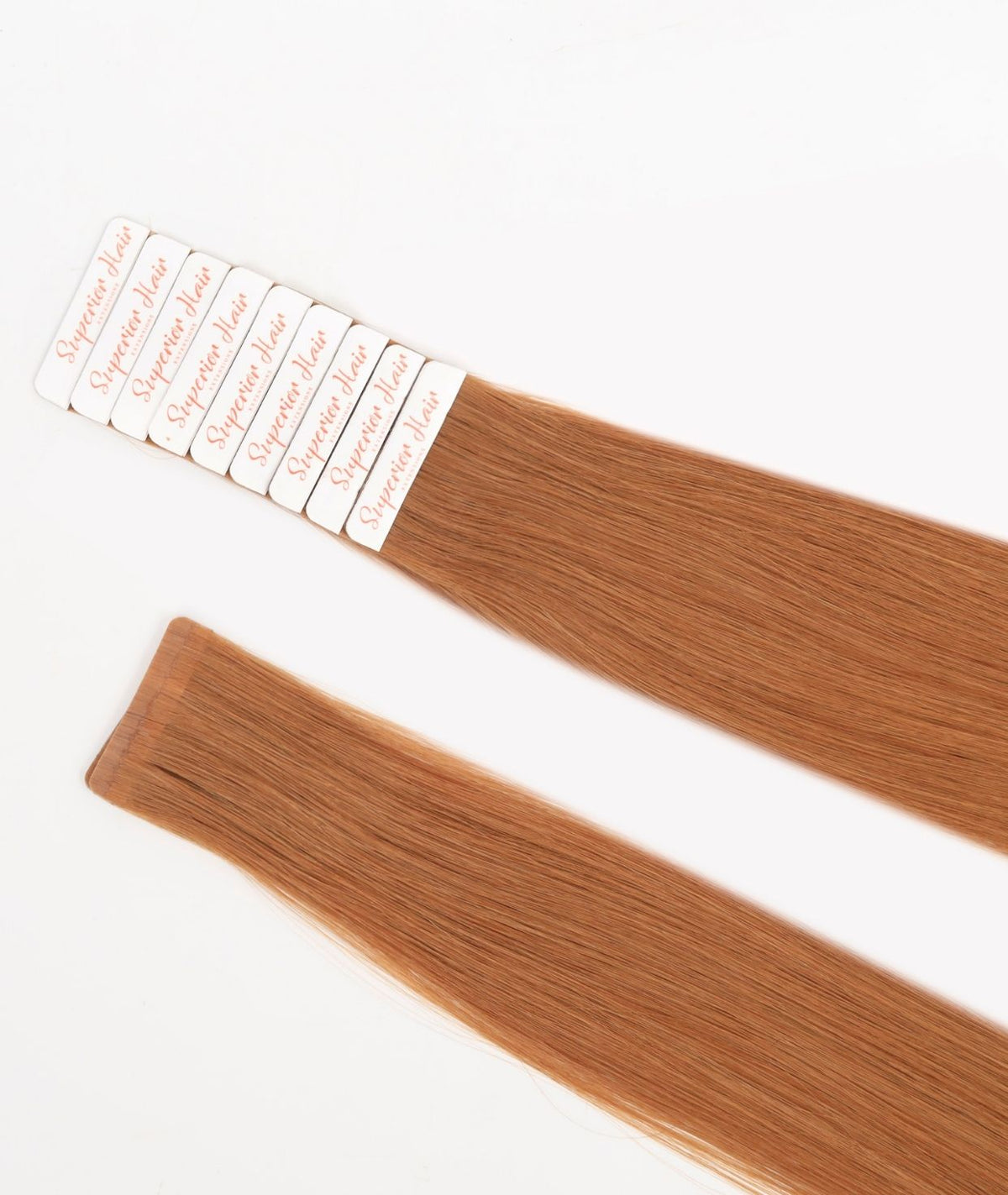 #Natural Red Ultra Seamless Tape In Hair Extensions (NEW)