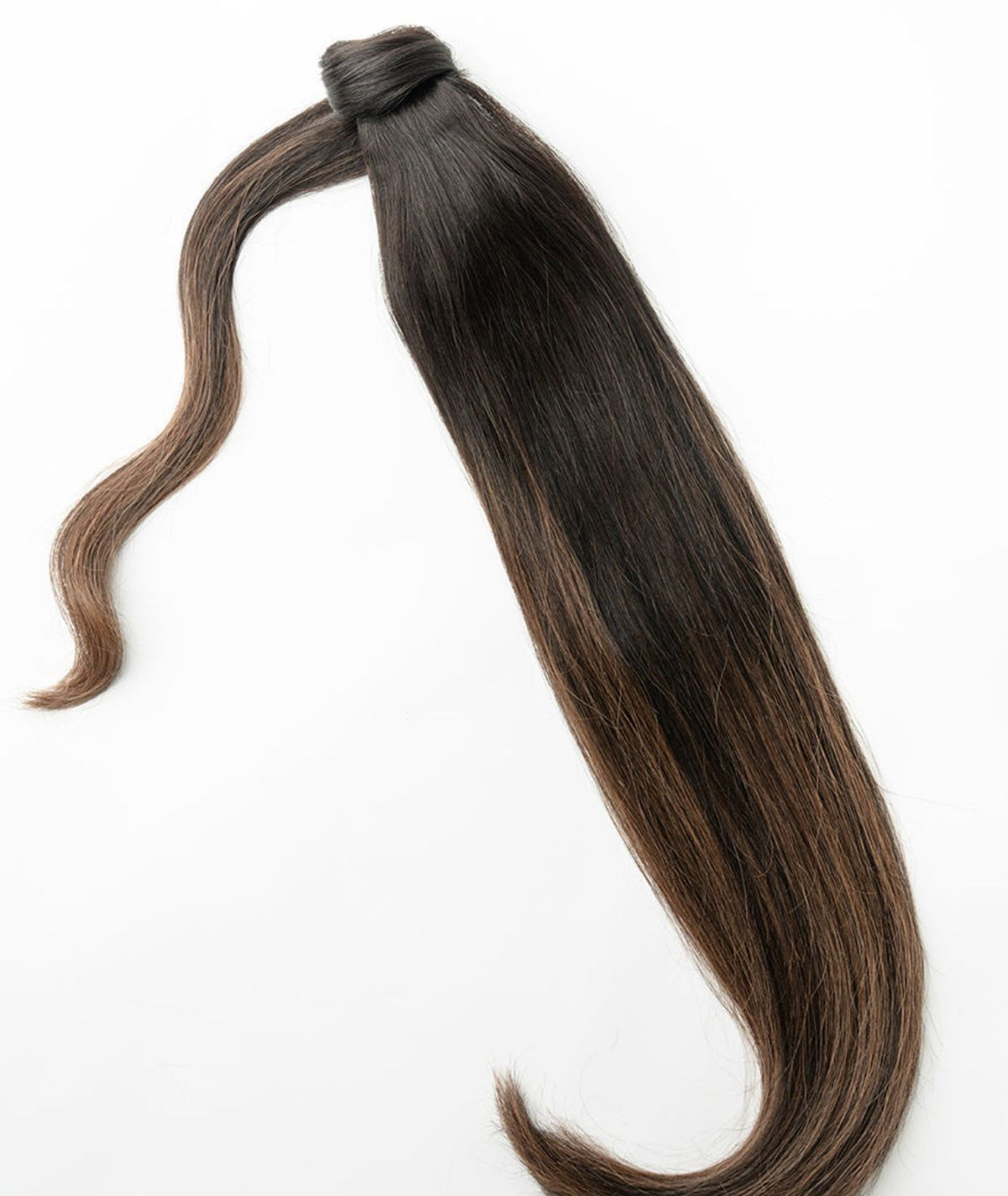 #Off Black Balayage Ponytail Hair Extensions