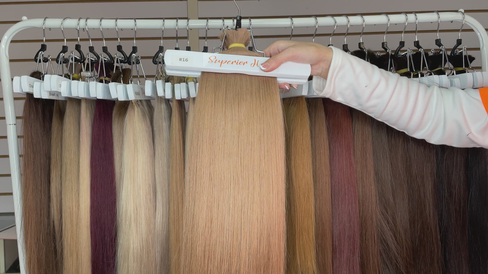 rollover-image. #16 Caramel Dark Blonde Invisi Tape Hair Extensions. Superior Hair Extensions.