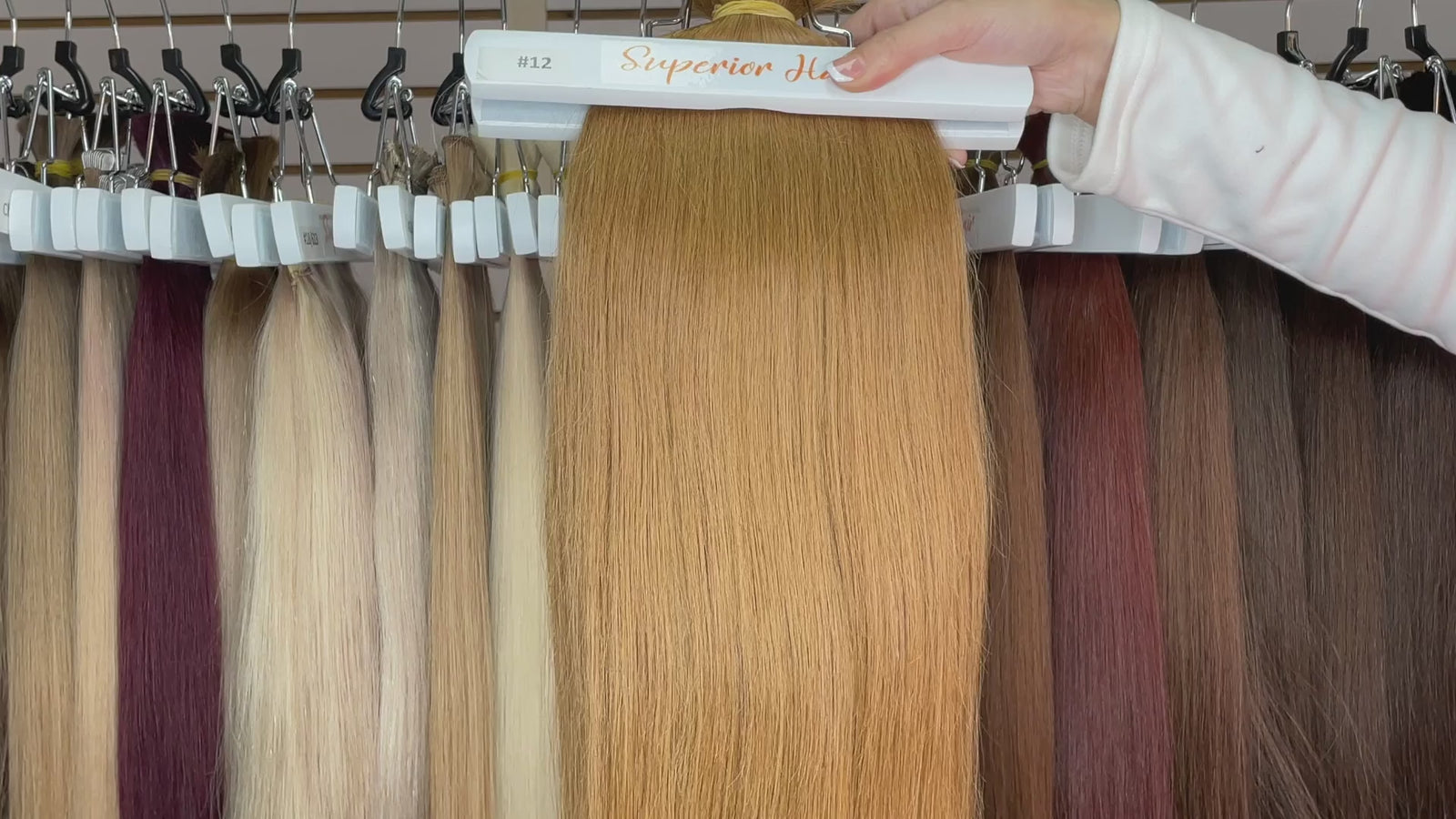 rollover-image. #12 Dark Honey Ultra Seamless Tape In Extensions. Superior hair Extensions.