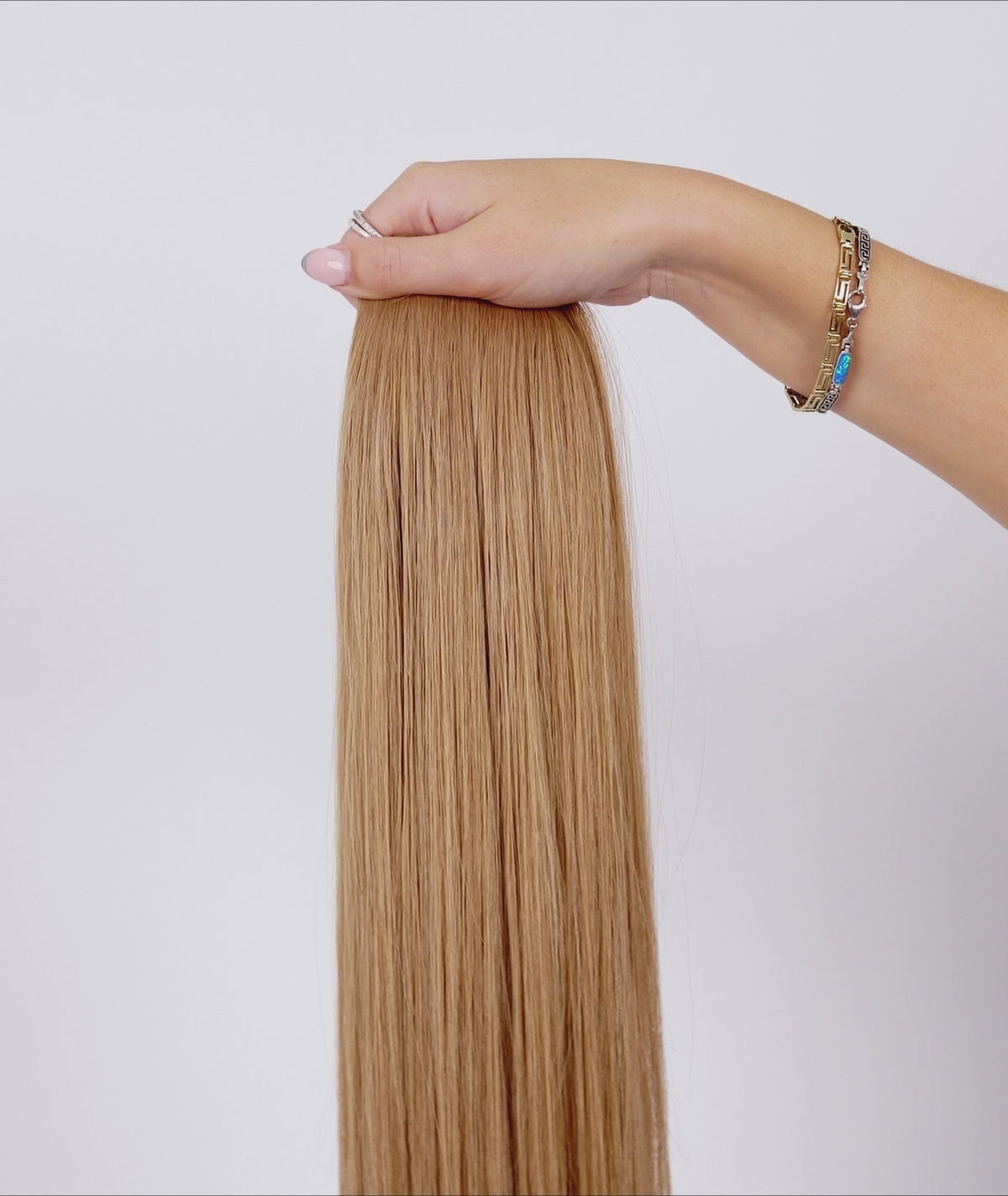 Load video: #Sunkissed Blonde Genius Weft Hair Extensions (NEW)