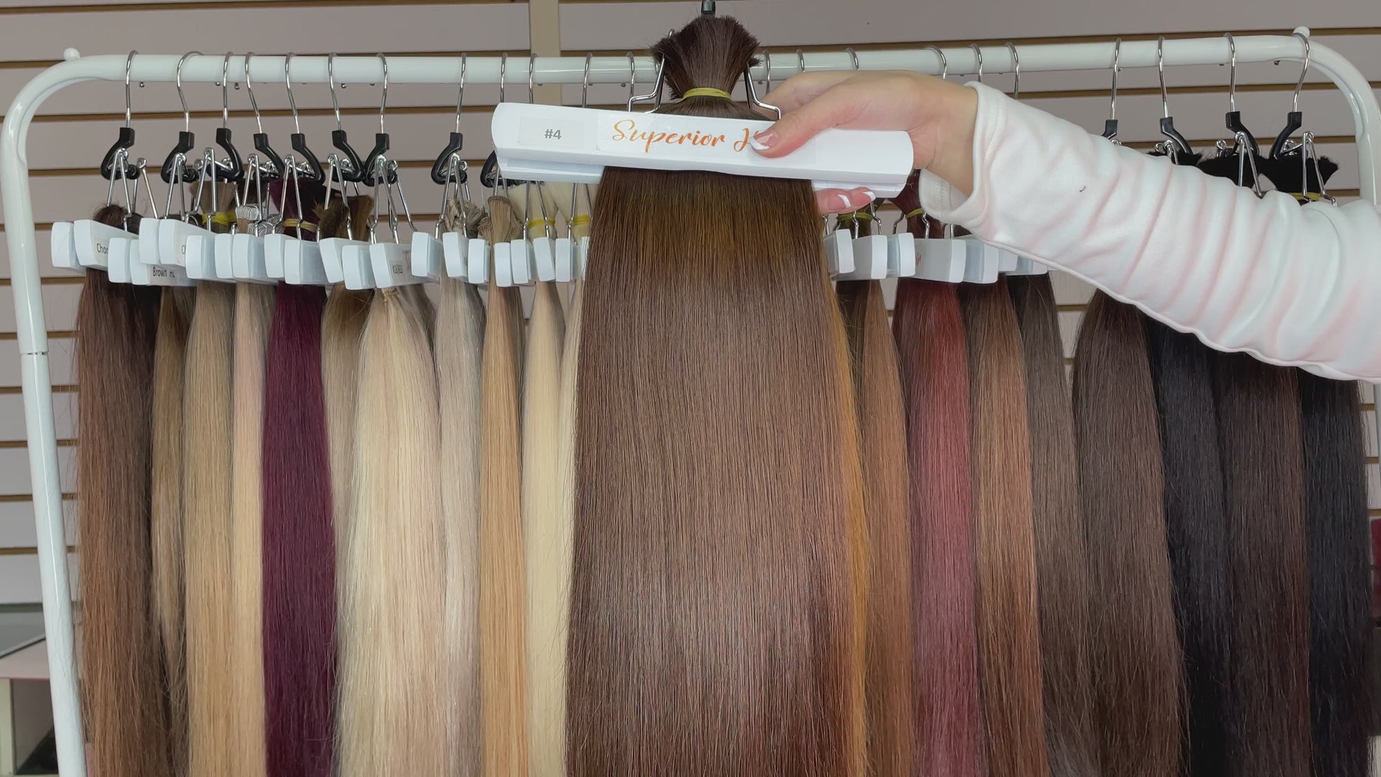 #4 Chocolate Brown Genius Weft Extensions