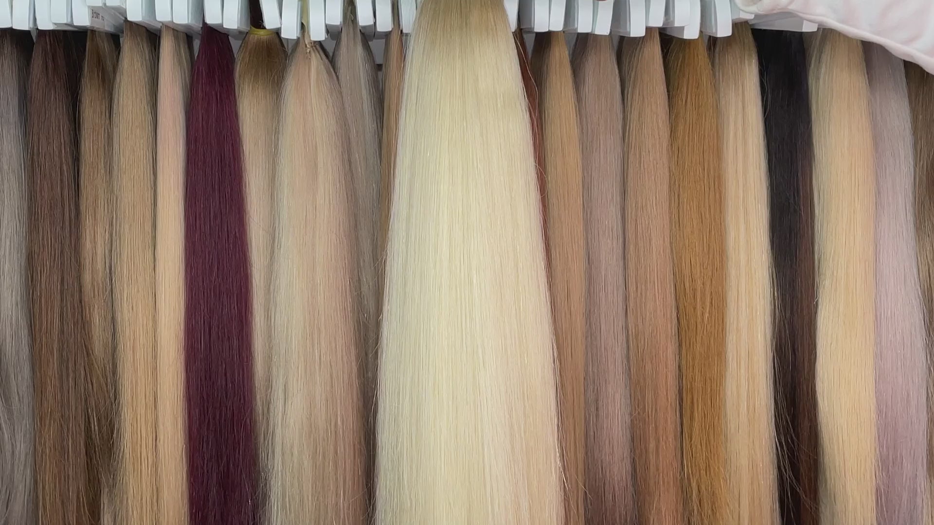 #613 Platinum Blonde Genius Weft Extensions