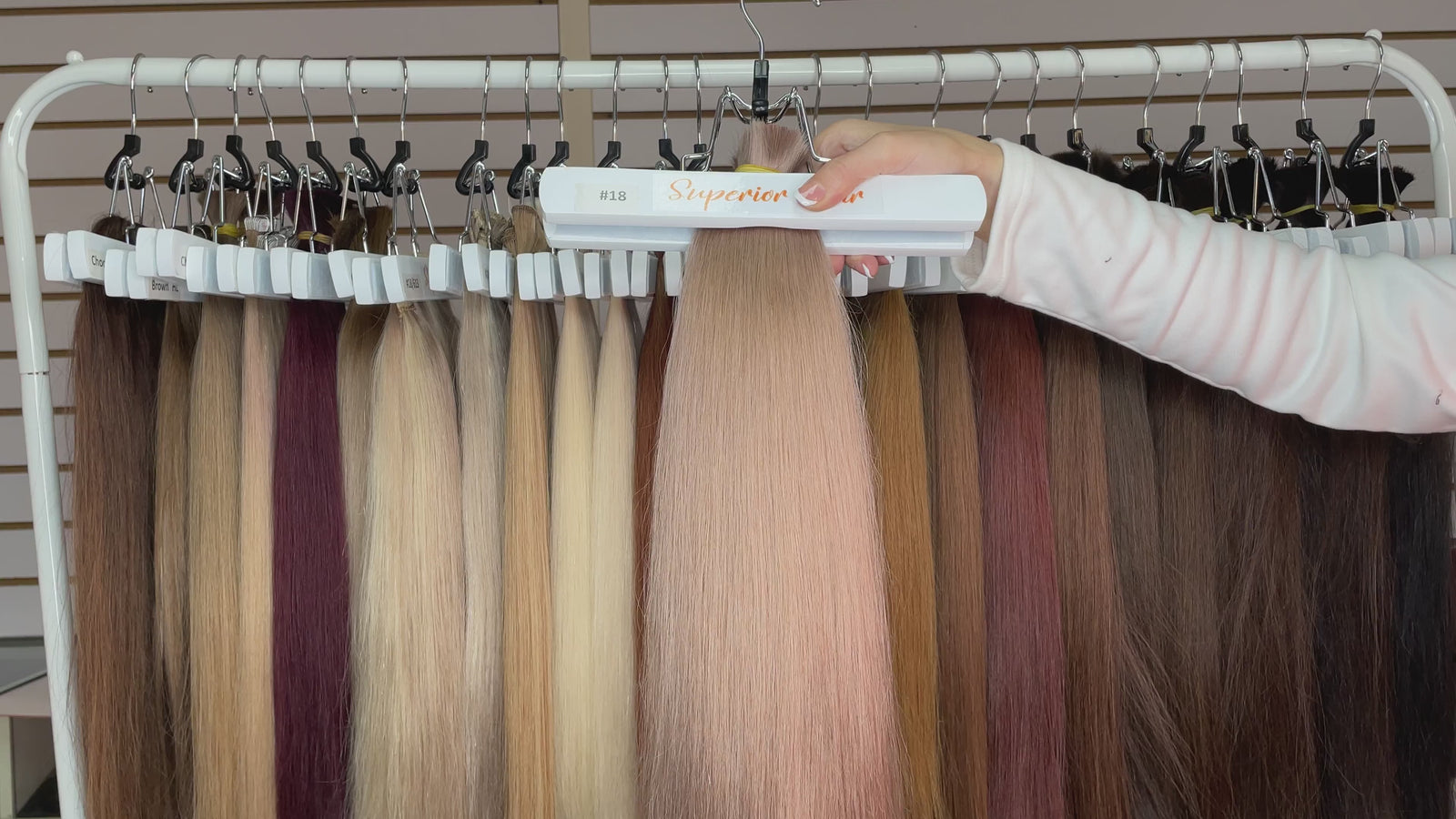rollover-image. #18 Dark Ash Blonde Invisi Tape Hair Extensions. Superior Hair Extensions.