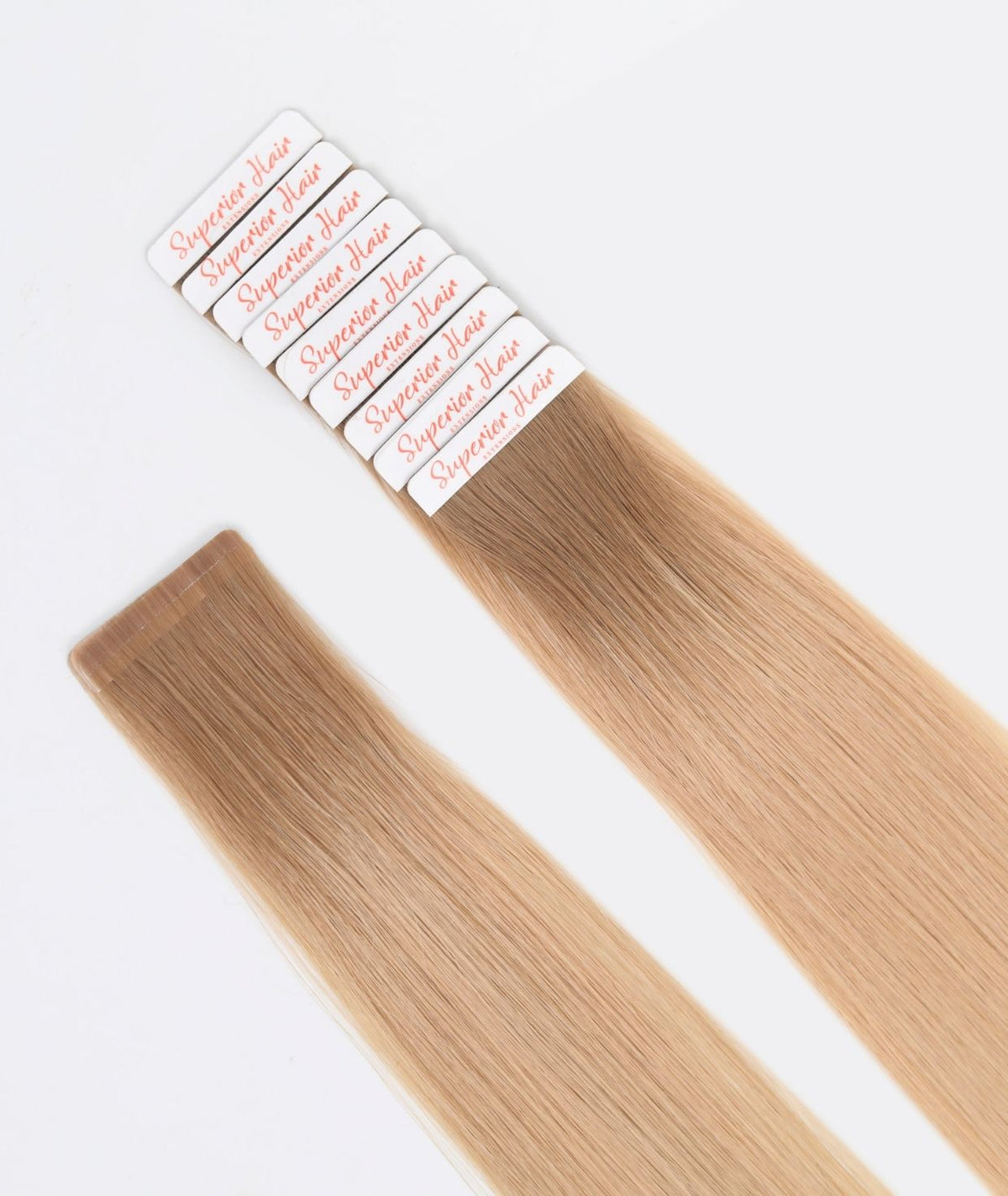 #Rooted Beach Blonde Ultra Seamless Tape In Hair Extensions (NEW)