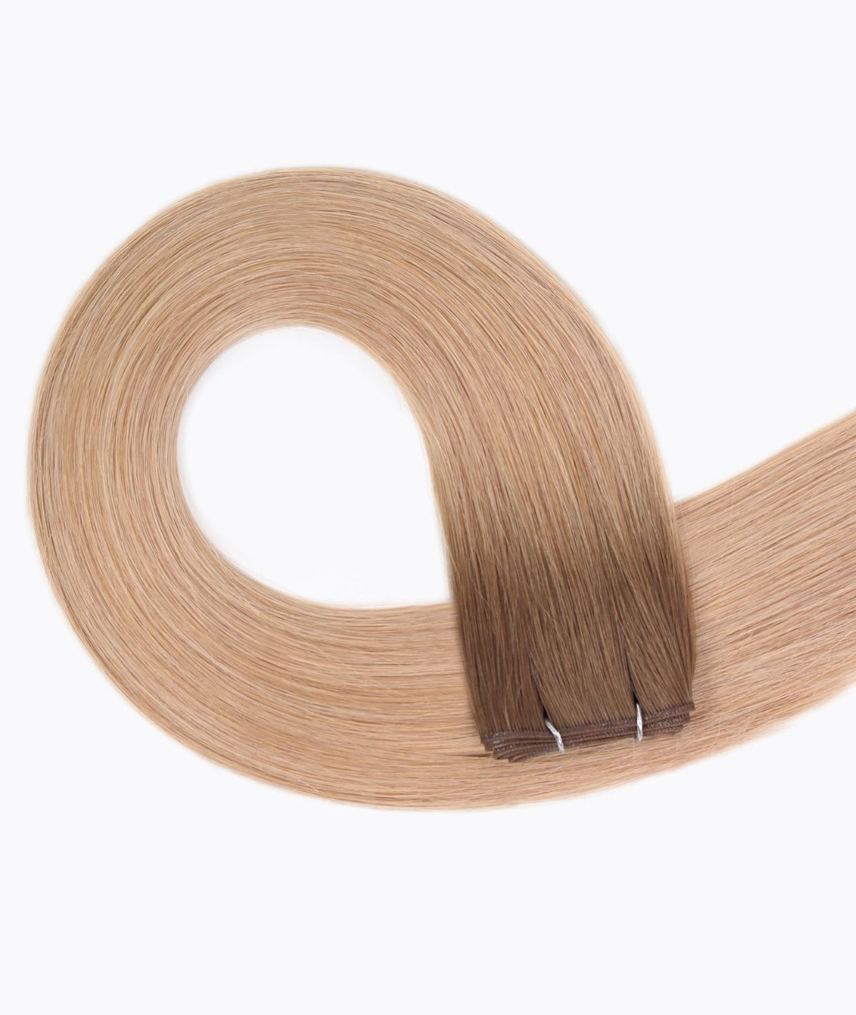 #Rooted Champagne Chestnut Genius Weft Hair Extensions (NEW)
