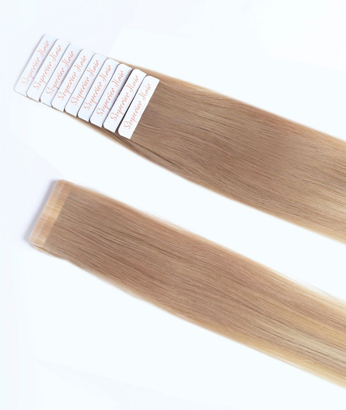 #Sandy Blonde Balayage Ultra Seamless Tape In Hair Extensions