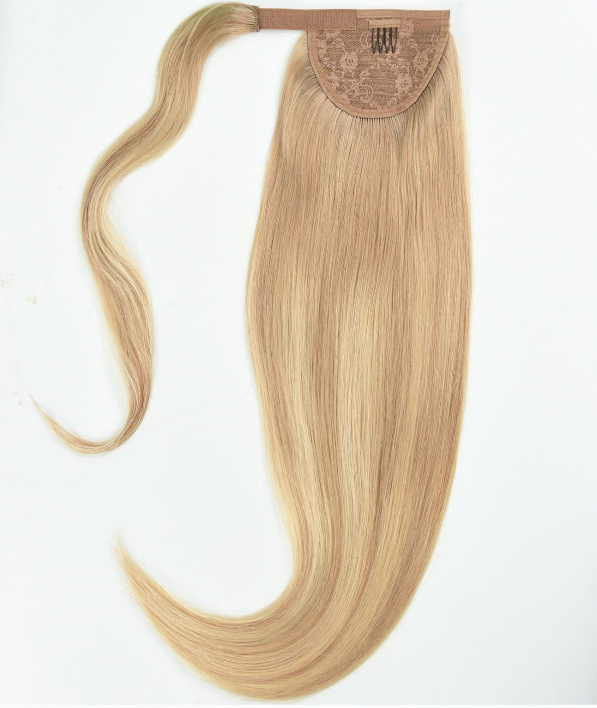 #Sandy Blonde Balayage Ponytail Hair Extensions