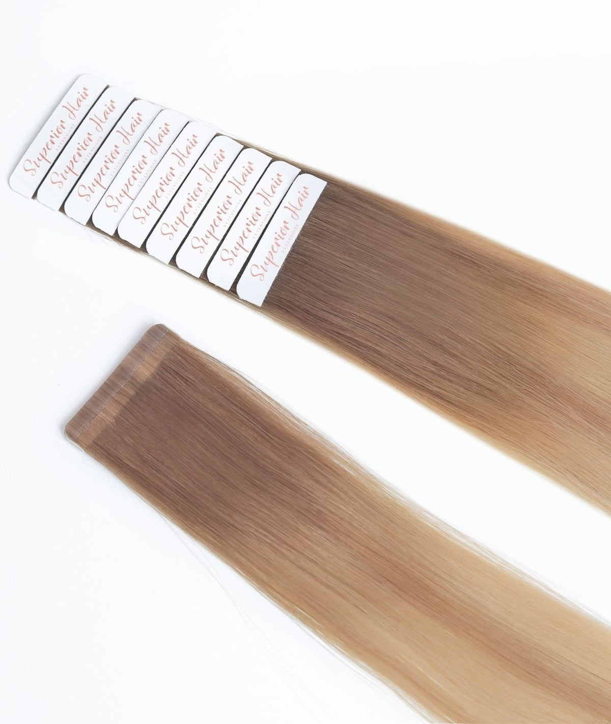 #Toffee Cream Balayage  Ultra Seamless Tape In Hair Extensions