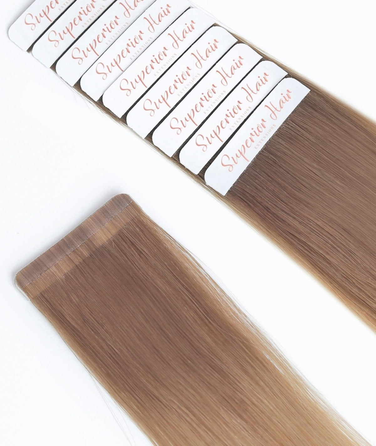 #Toffee Cream Balayage  Ultra Seamless Tape In Hair Extensions