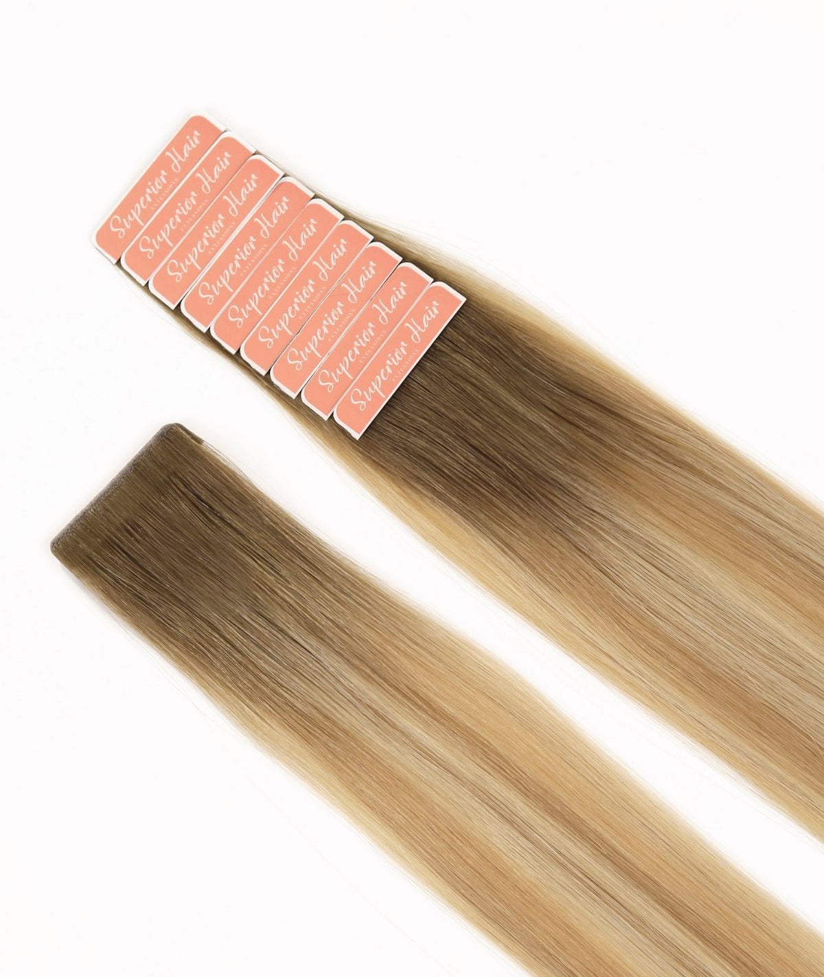 #Toffee Cream Balayage Invisi Tape Hair Extensions